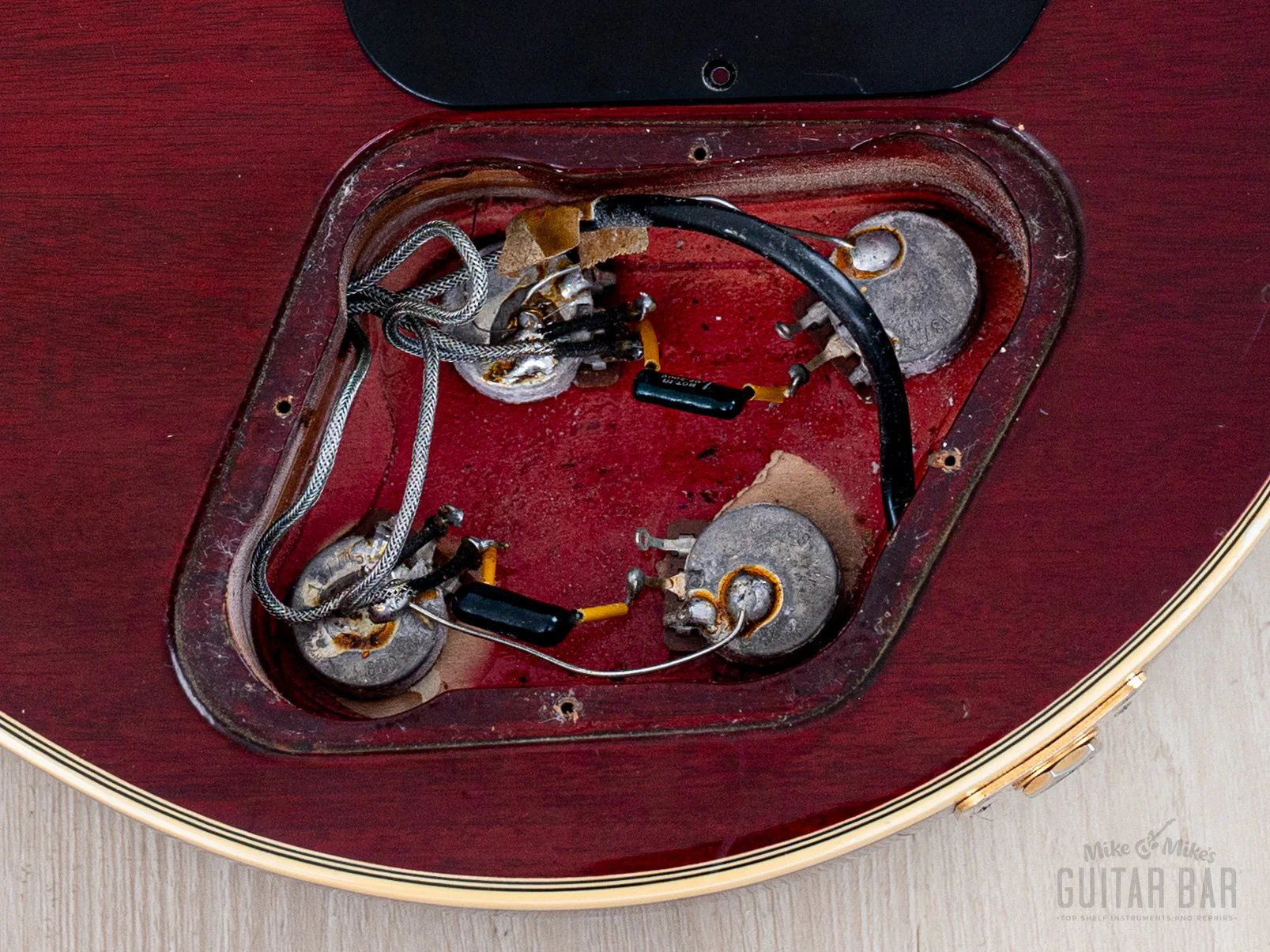 1975 Gibson Les Paul Custom Vintage Guitar Cherry w/ T Tops, Case - Image 15