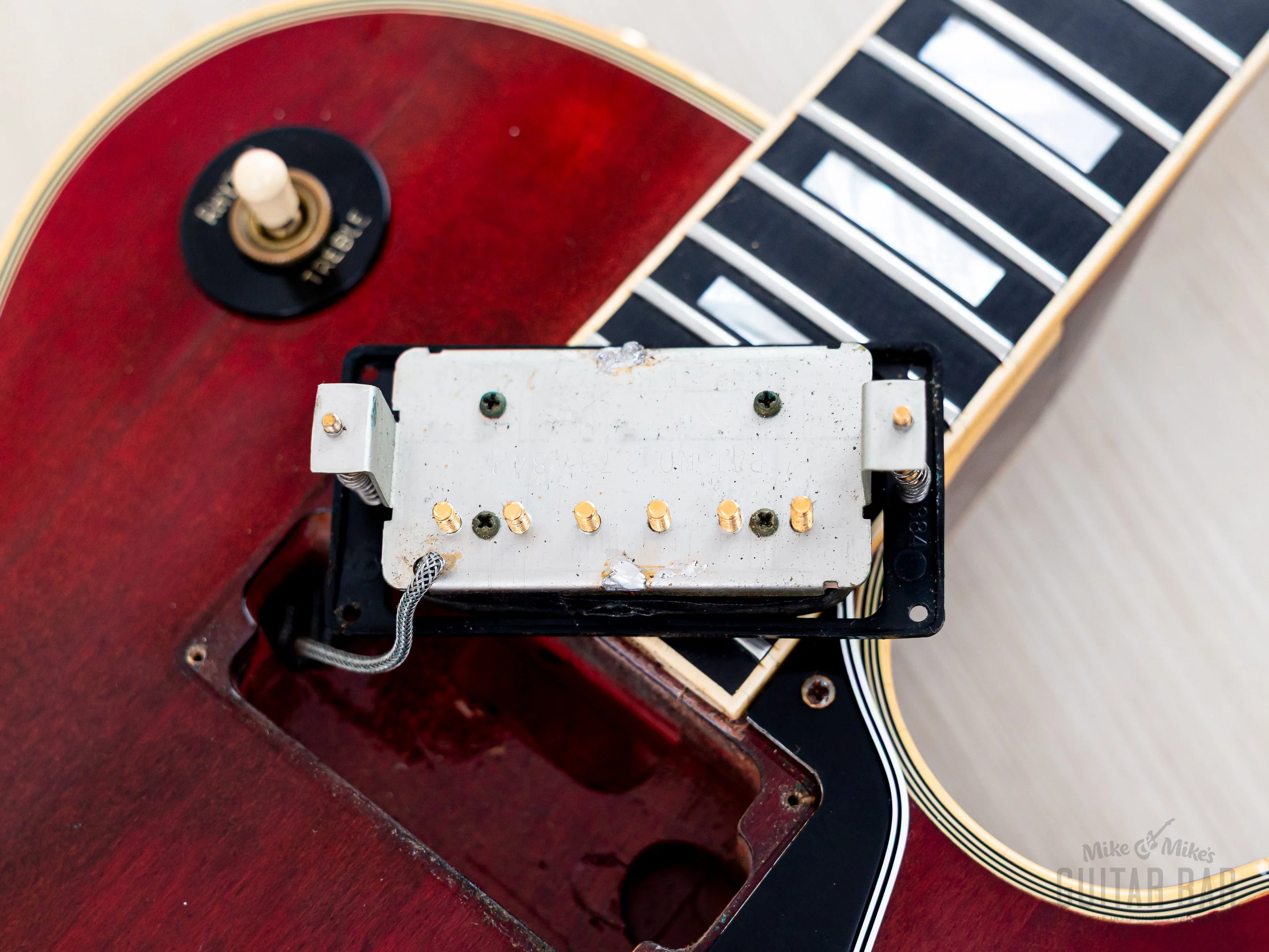 1975 Gibson Les Paul Custom Vintage Guitar Cherry w/ T Tops, Case - Image 17