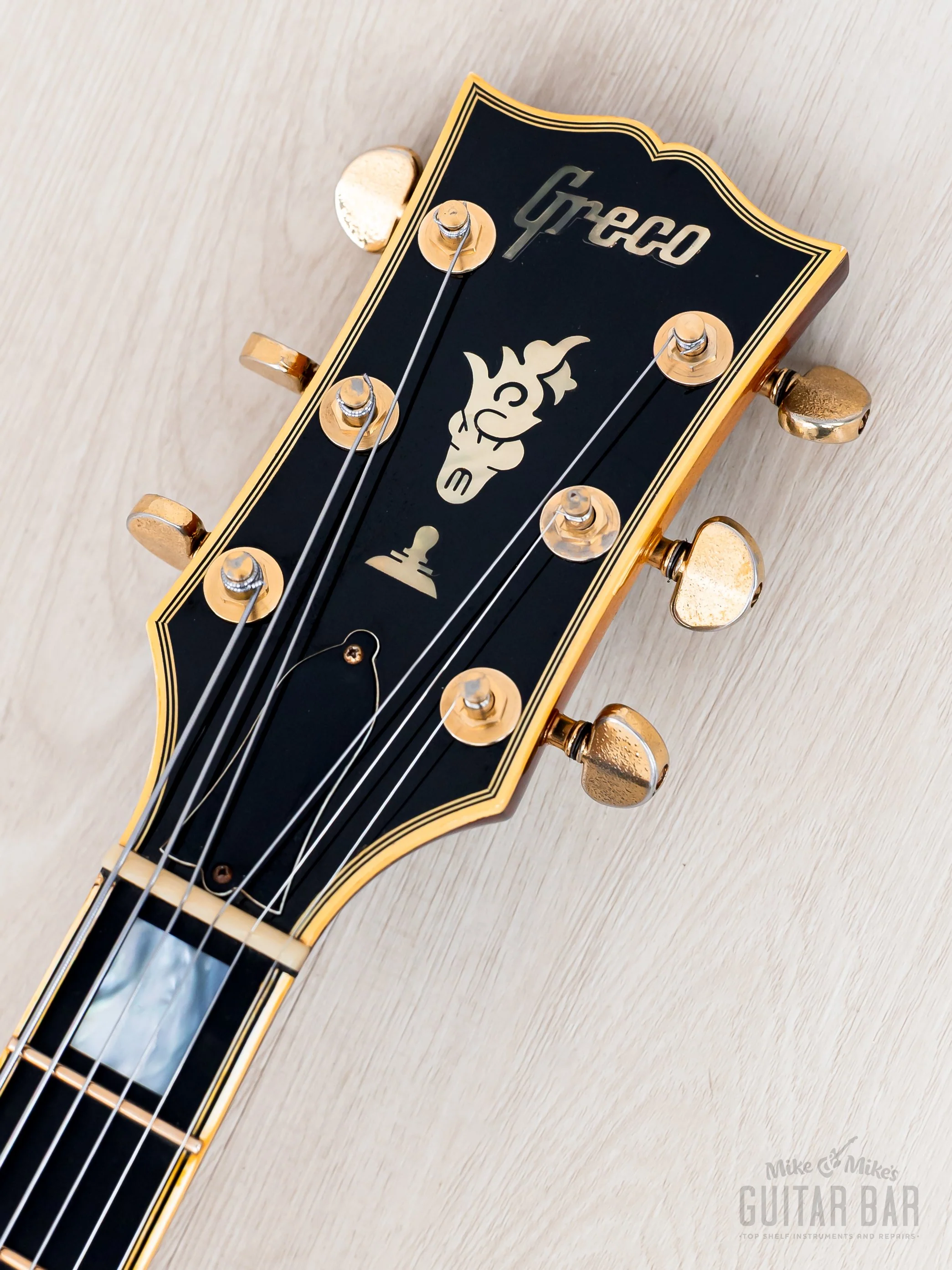 1975 Greco L-200 Vintage Archtop Carved Top L-5 CES w/ Maxon U-3000 Pickups & Case, Japan Fujigen - Image 4