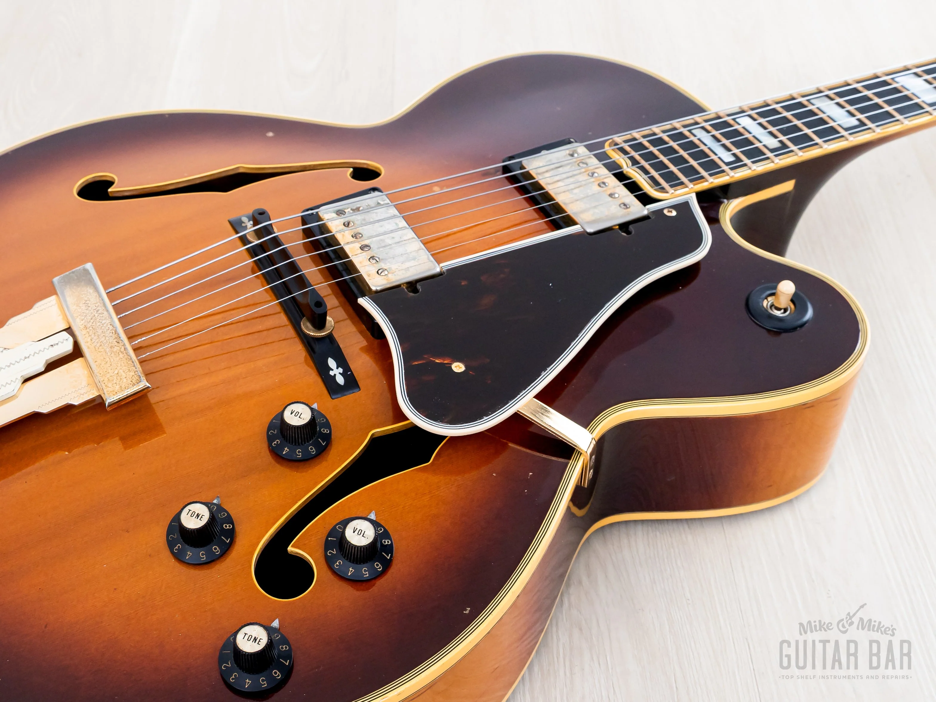 1975 Greco L-200 Vintage Archtop Carved Top L-5 CES w/ Maxon U-3000 Pickups & Case, Japan Fujigen - Image 7