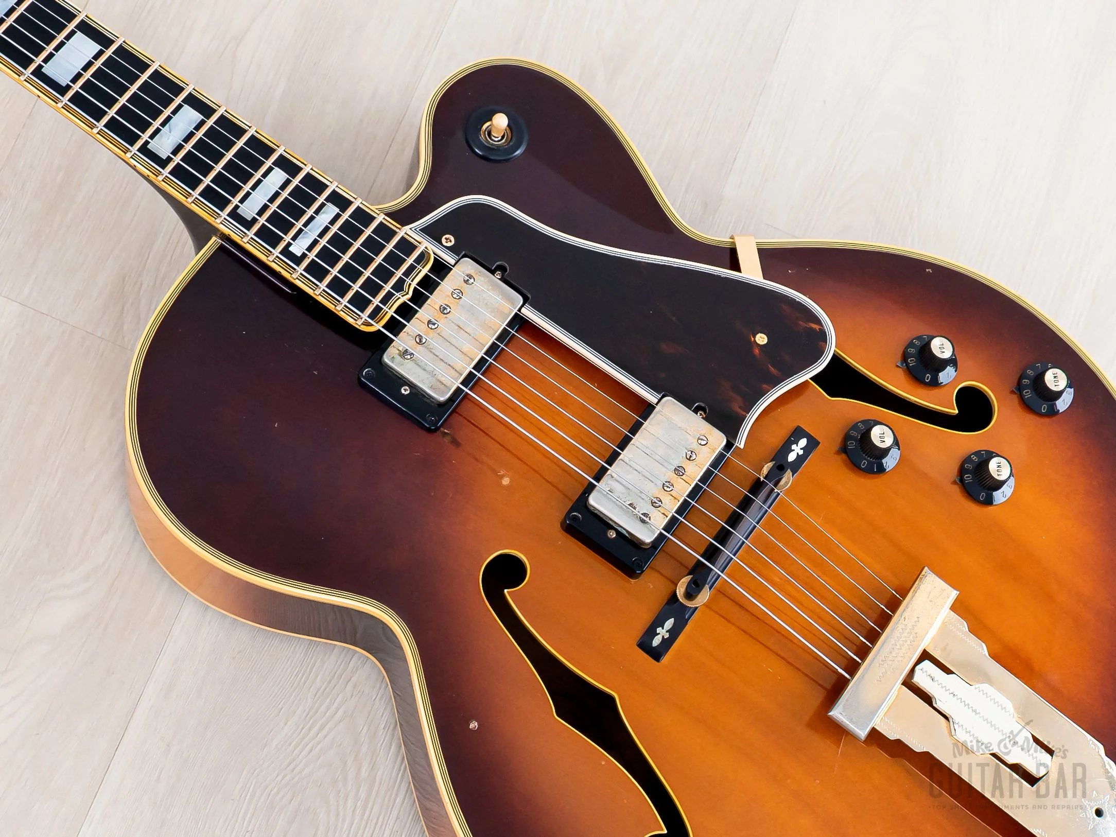 1975 Greco L-200 Vintage Archtop Carved Top L-5 CES w/ Maxon U-3000 Pickups & Case, Japan Fujigen - Image 8