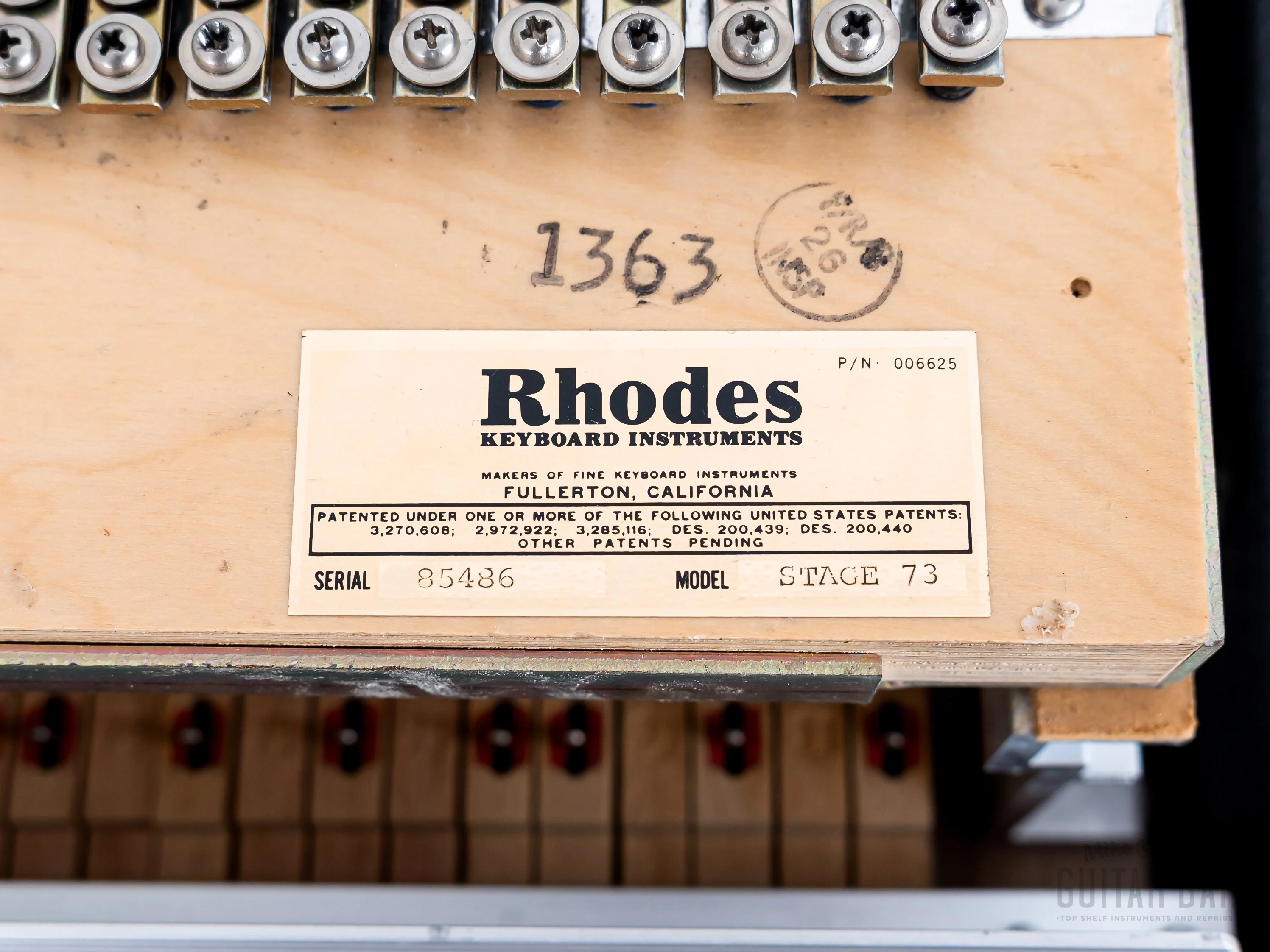 1975 Rhodes Stage 73 Mk I Vintage Electric Piano, One-Owner w/ Hangtags, Pedal & Legs, Fender, Tuned & Voiced - Image 15