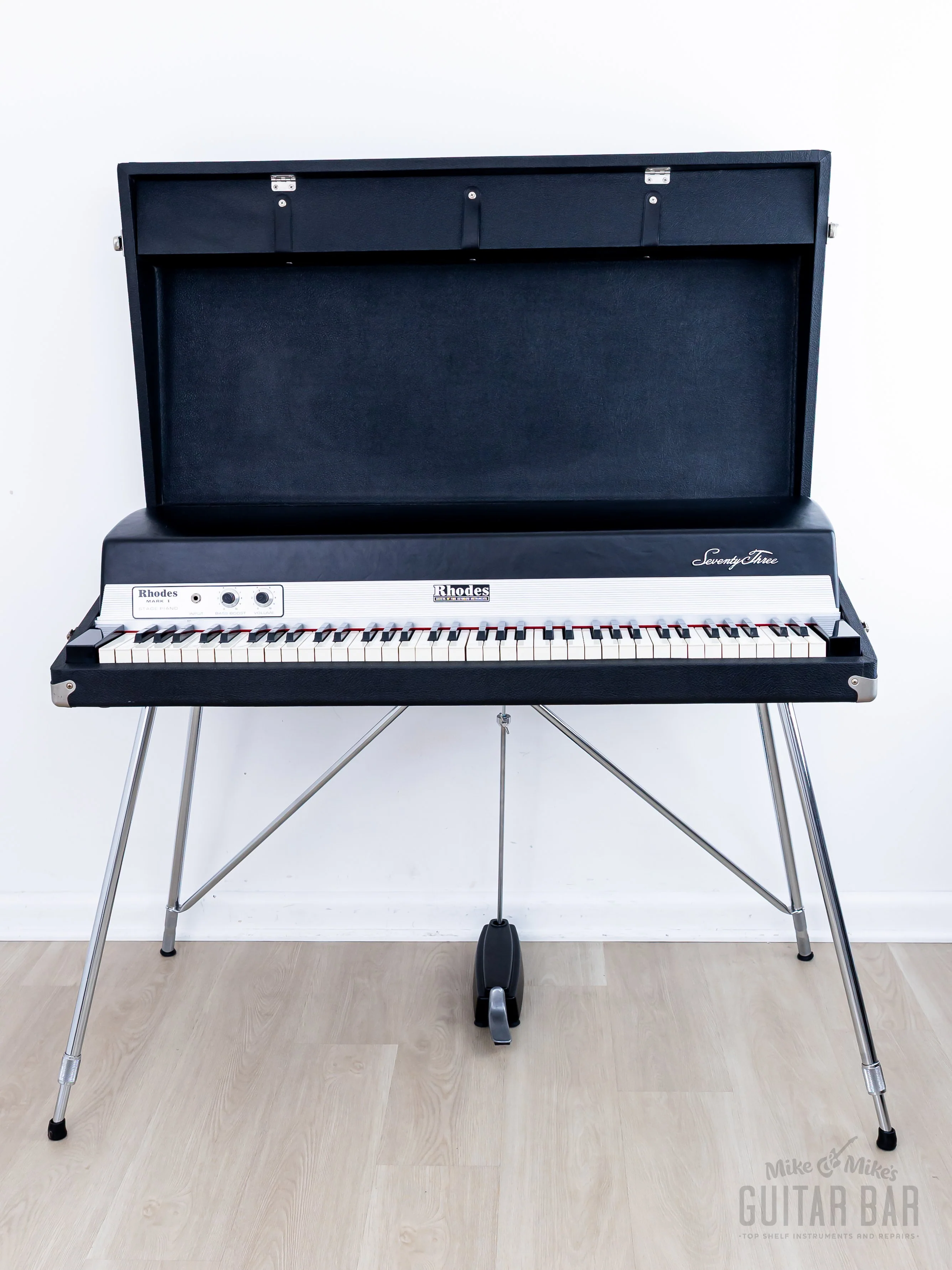 1975 Rhodes Stage 73 Mk I Vintage Electric Piano, One-Owner w/ Hangtags, Pedal & Legs, Fender, Tuned & Voiced - Image 3