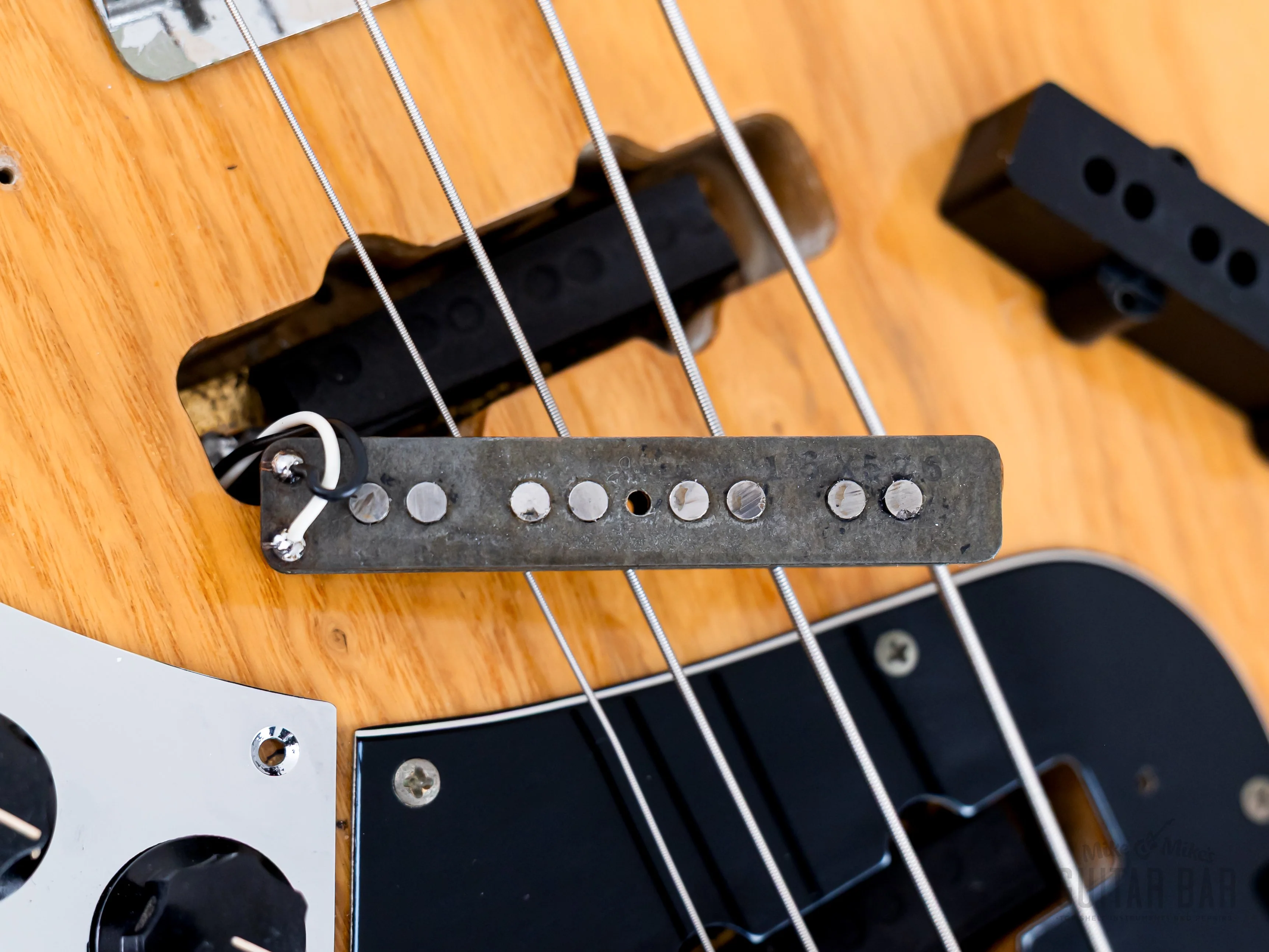 1976 Fender Jazz Bass Natural Ash w/ Pearl Blocks + Binding, Case - Image 21