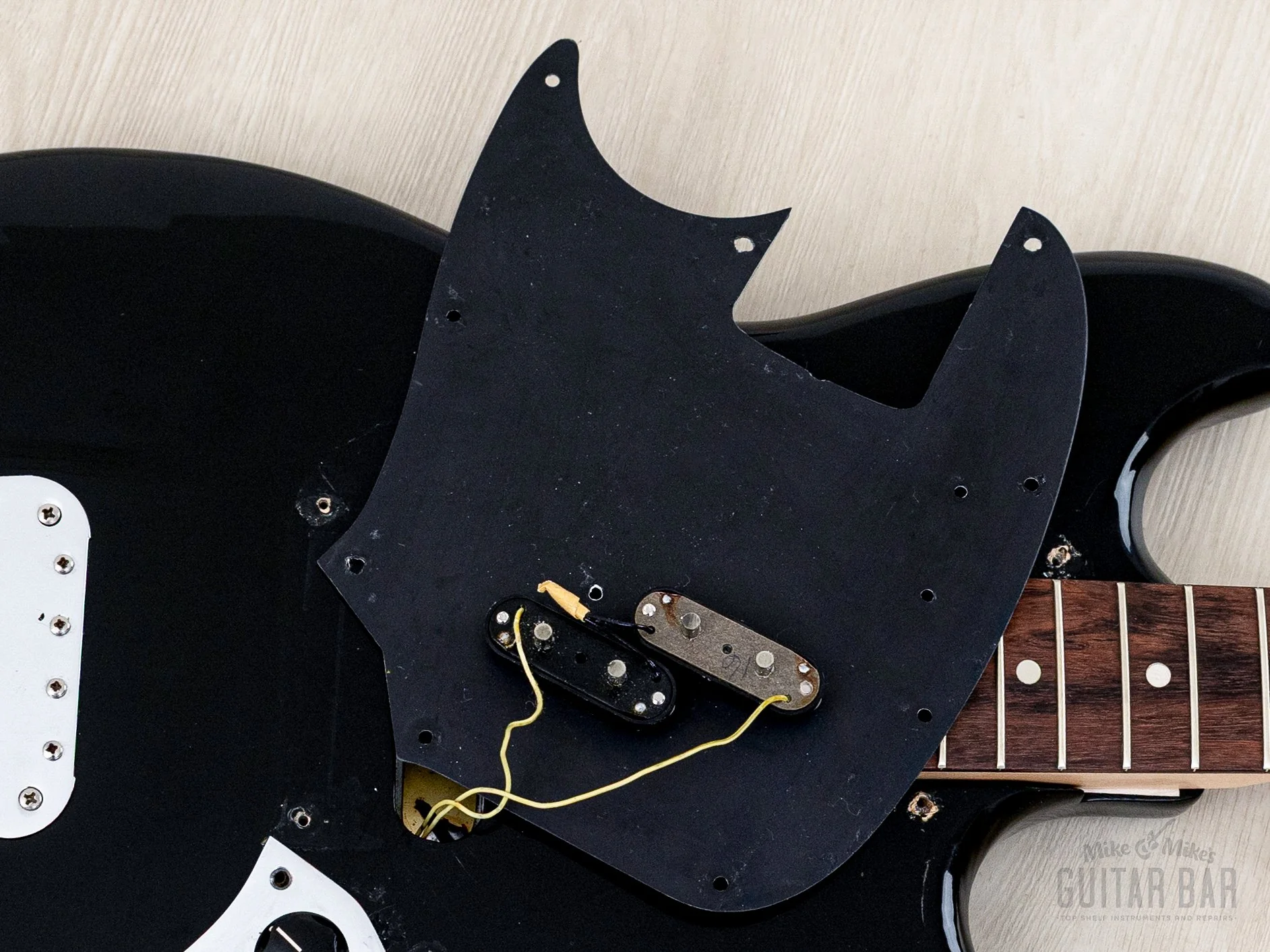 1976 Fender Mustang Bass Vintage Short Scale Bass Black 100% Original w/ Case - Image 20