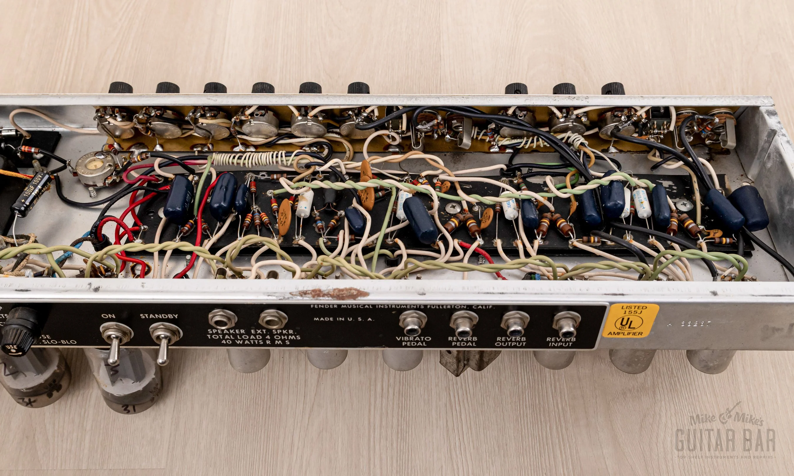 1976 Fender Vibrolux Reverb Silverface Vintage Tube Amp 2x10 w/ CTS Alnico, Ftsw - Image 17