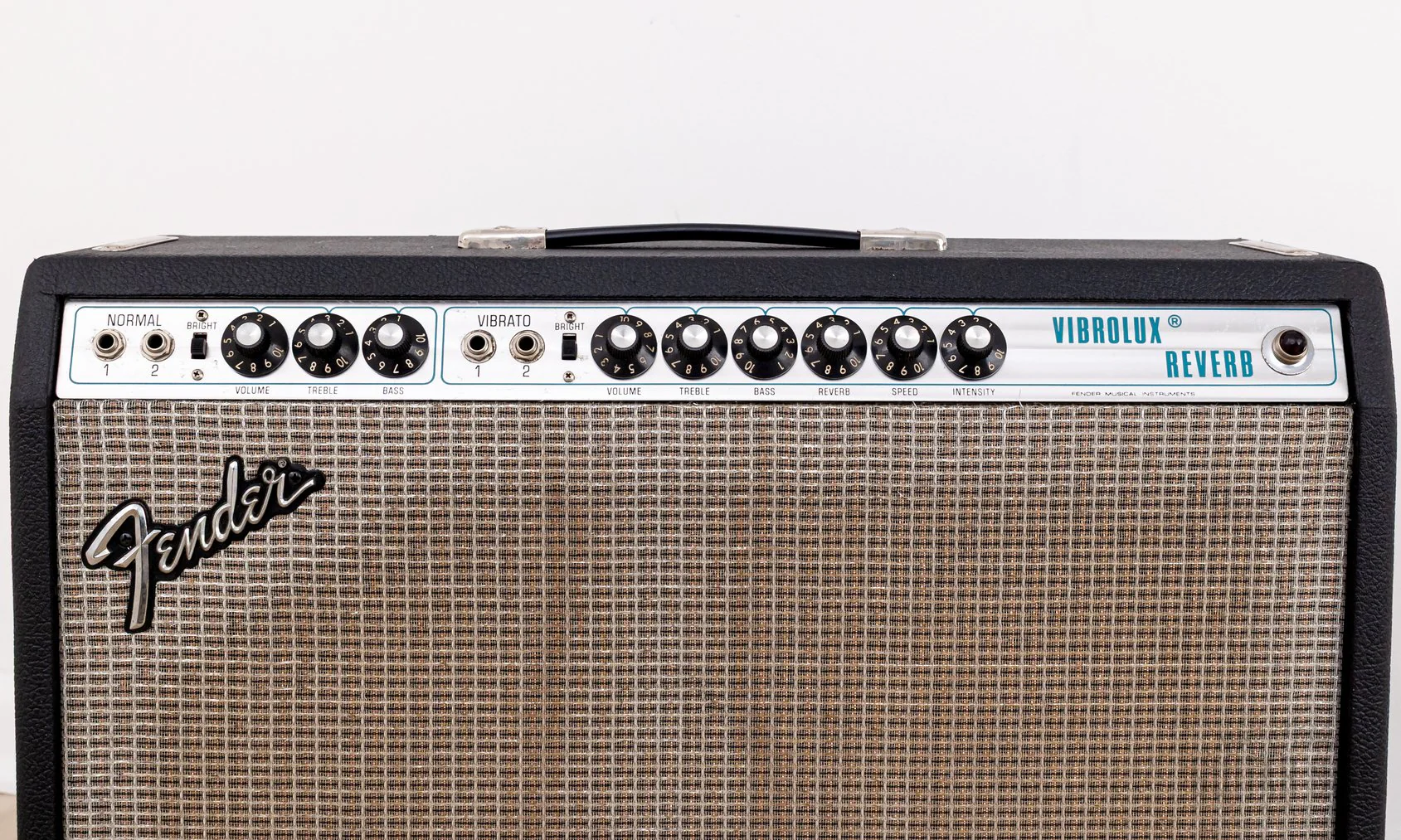 1976 Fender Vibrolux Reverb Silverface Vintage Tube Amp 2x10 w/ CTS Alnico, Ftsw - Image 3