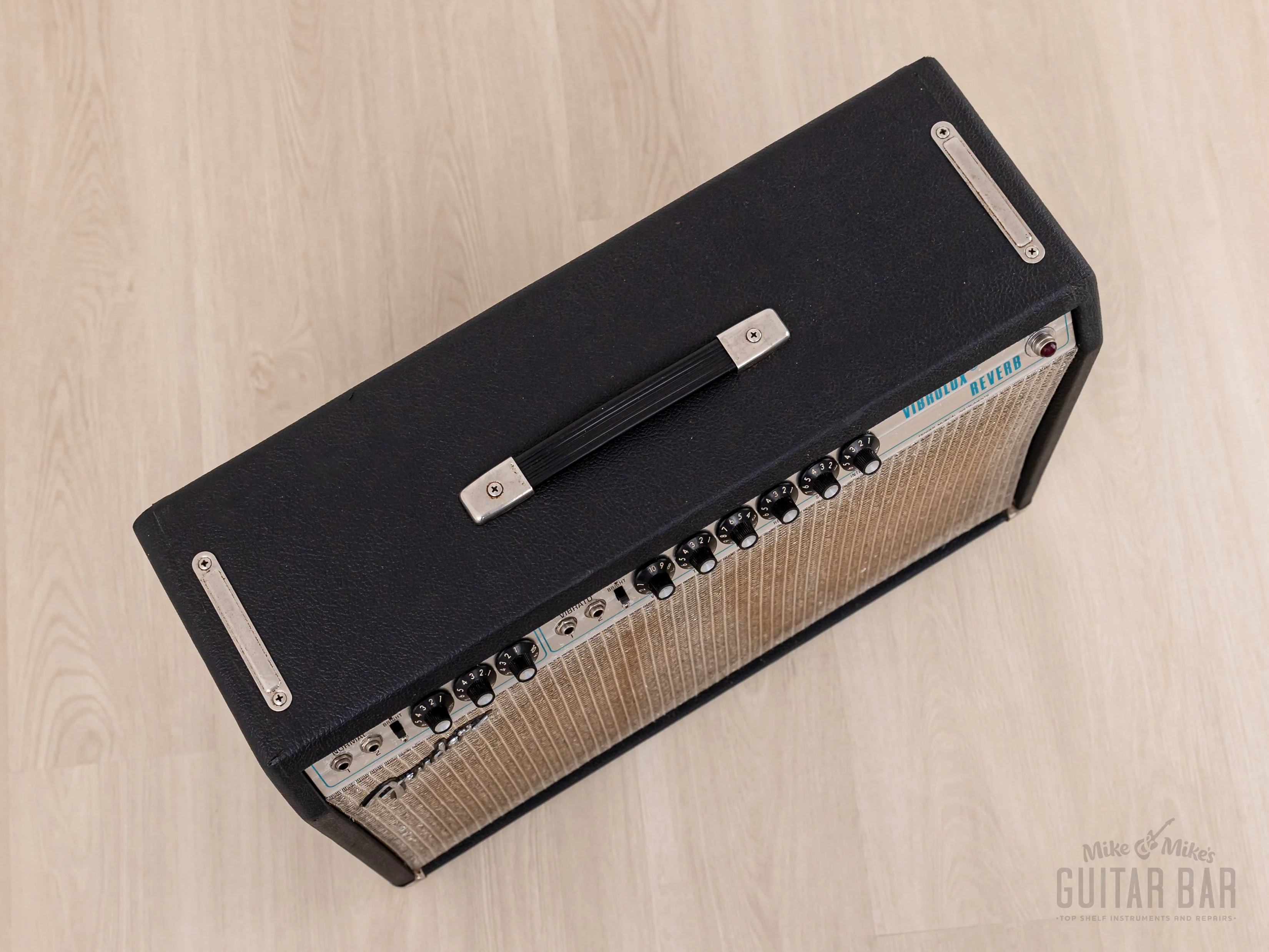 1976 Fender Vibrolux Reverb Silverface Vintage Tube Amp 2x10 w/ CTS Alnico, Ftsw - Image 5