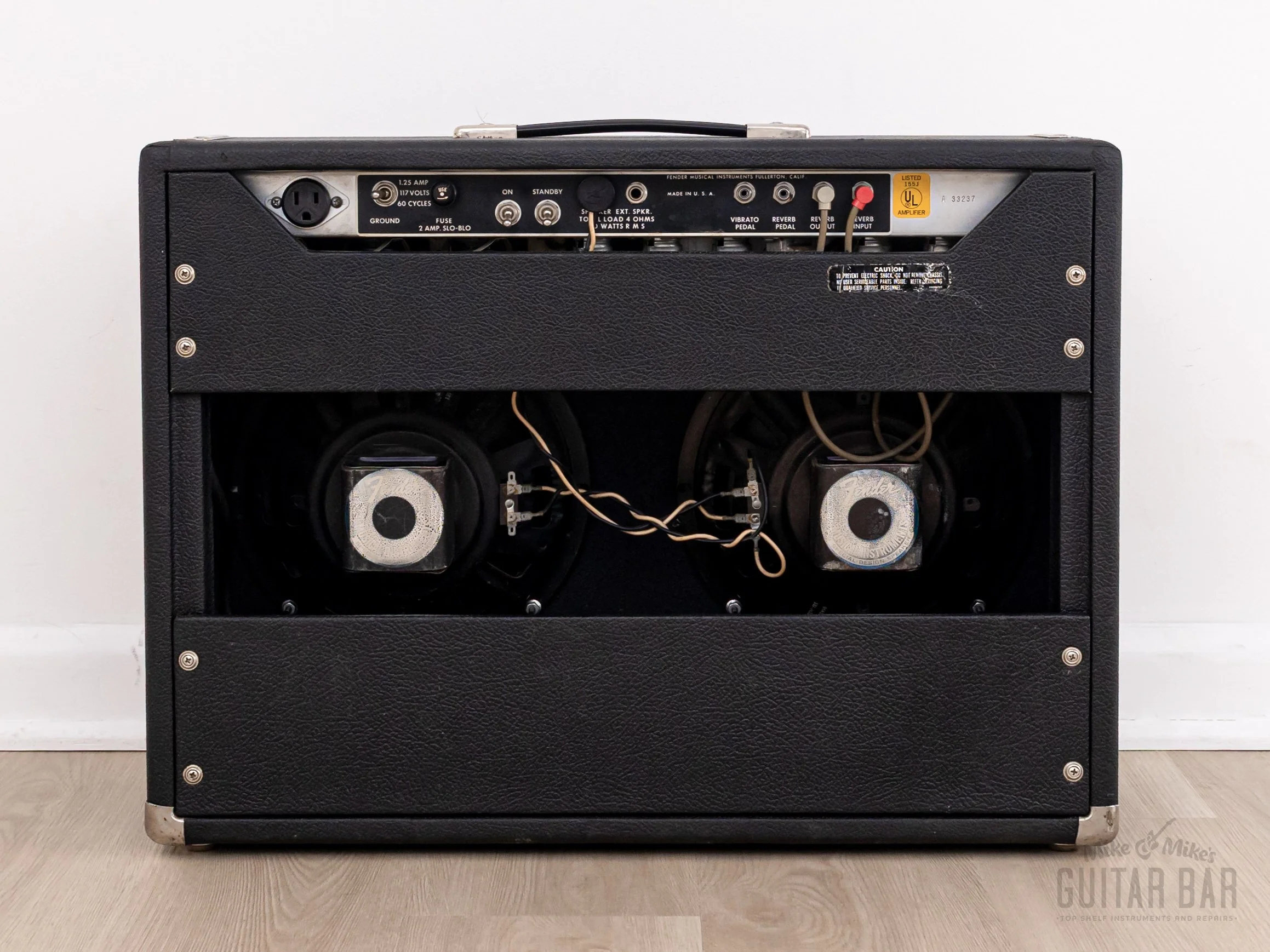 1976 Fender Vibrolux Reverb Silverface Vintage Tube Amp 2x10 w/ CTS Alnico, Ftsw - Image 9