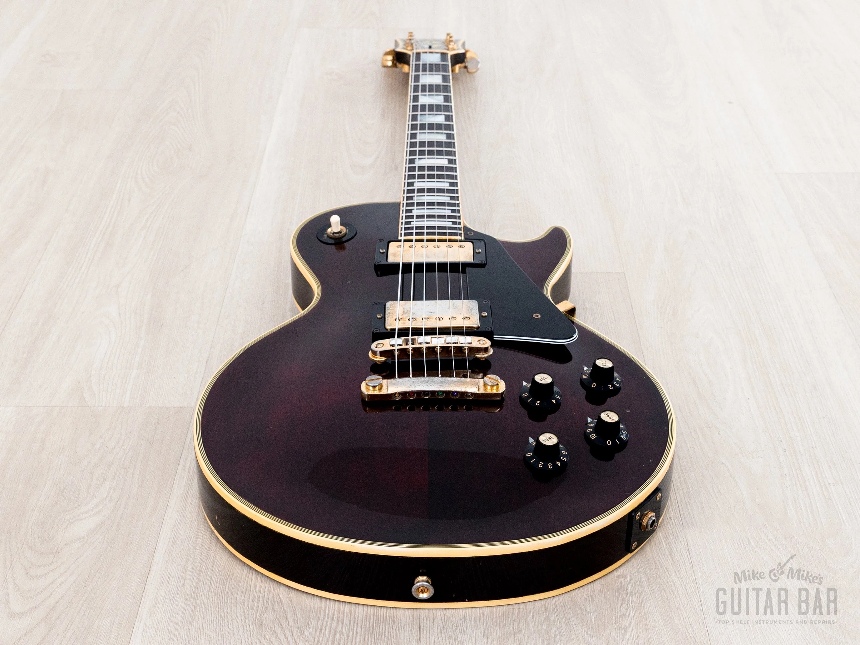 1976 Greco EG1000 Custom Wine Red, 100% Original w/ Maxon U-3000, Case - Image 10