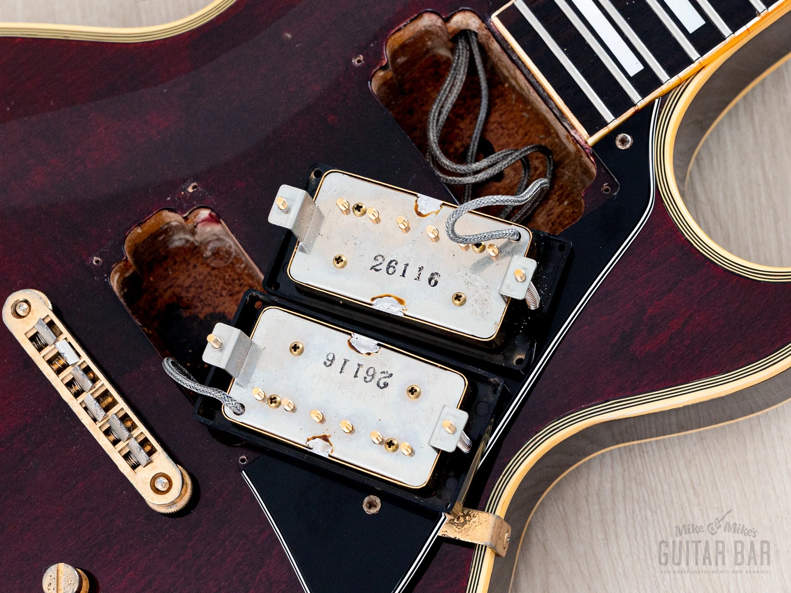1976 Greco EG1000 Custom Wine Red, 100% Original w/ Maxon U-3000, Case - Image 17