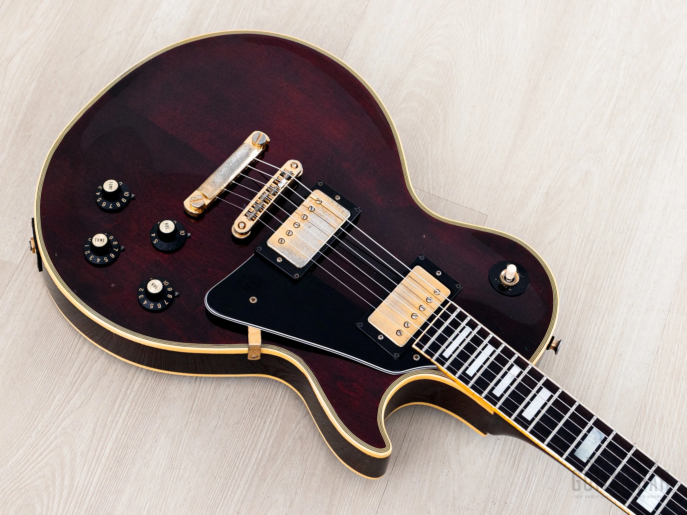 1976 Greco EG1000 Custom Wine Red, 100% Original w/ Maxon U-3000, Case - Image 8