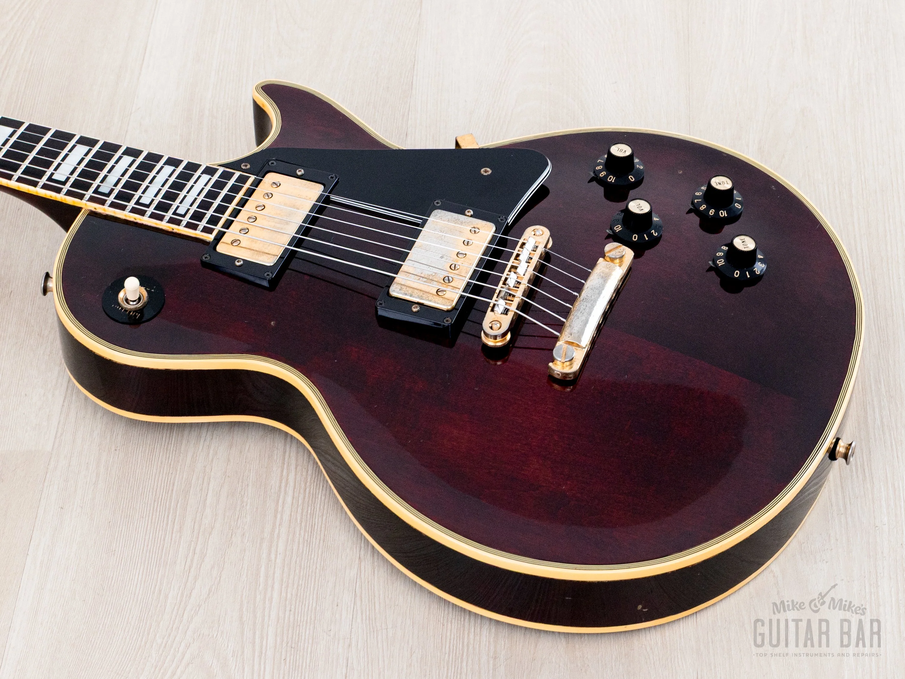 1976 Greco EG1000 Custom Wine Red, 100% Original w/ Maxon U-3000, Case - Image 9