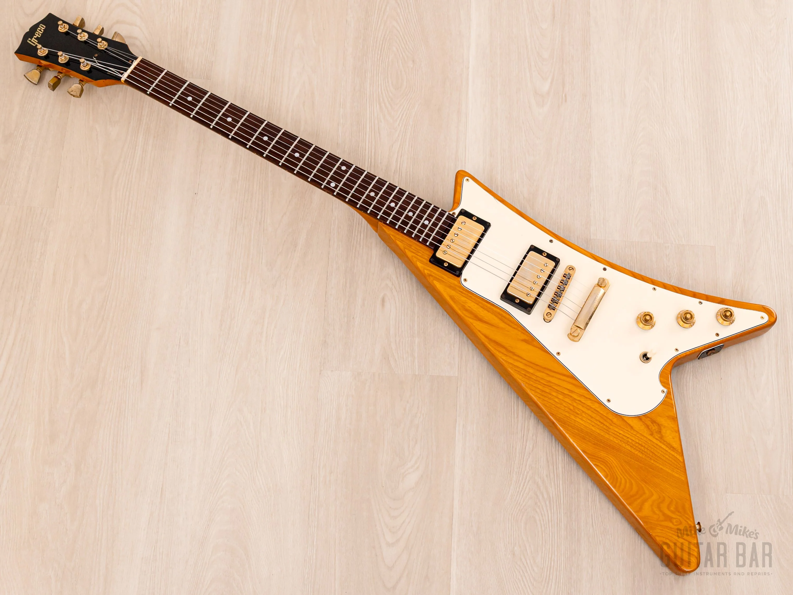 1976 Greco MD900 Moderne Vintage Guitar, 100% Original w/ Maxon U-2000 Pickups & Case - Image 11