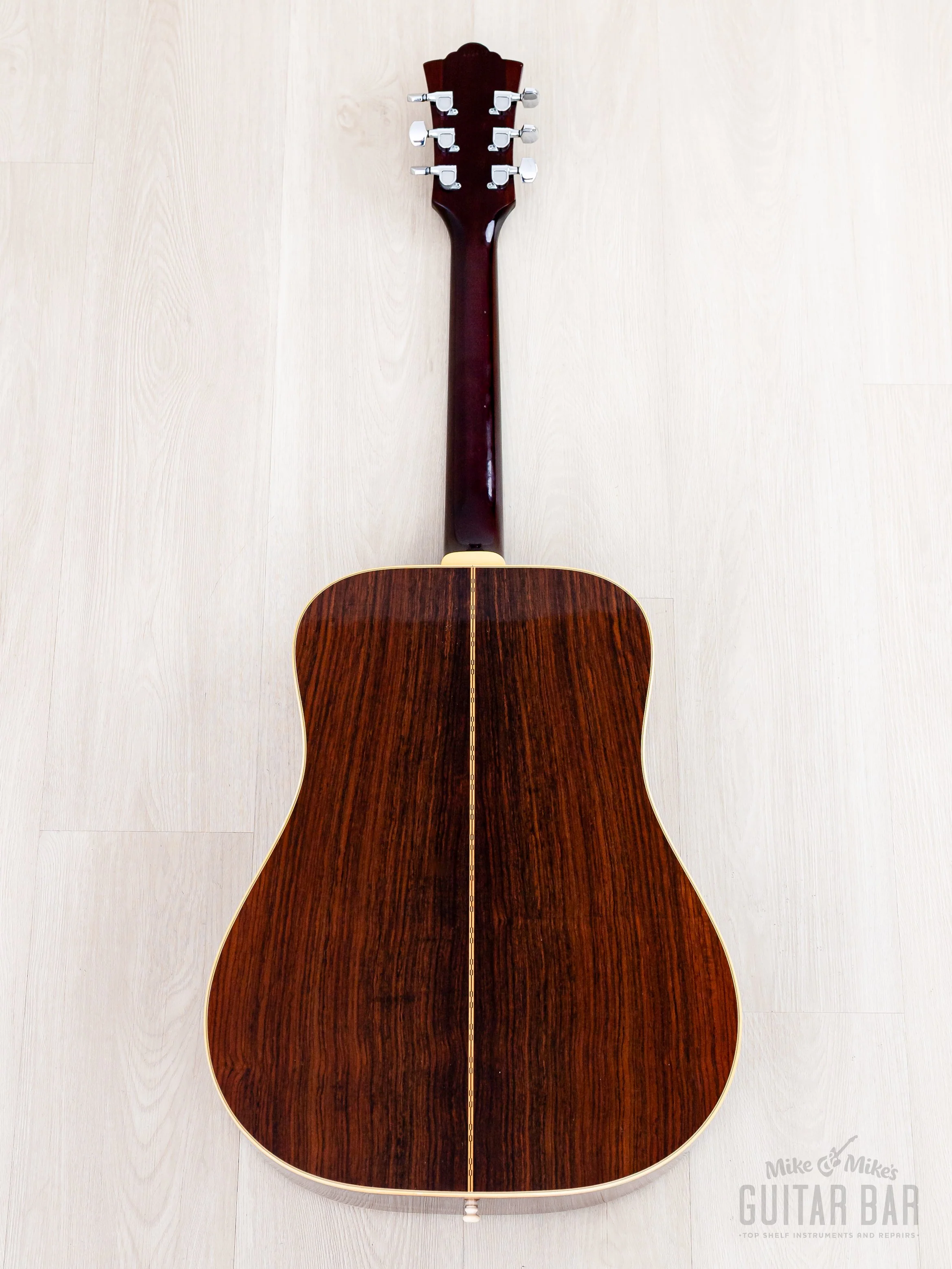 1976 Guild D-50 Bluegrass Special Vintage Dreadnought Acoustic Guitar Sunburst w/ Case, USA Westerly - Image 3