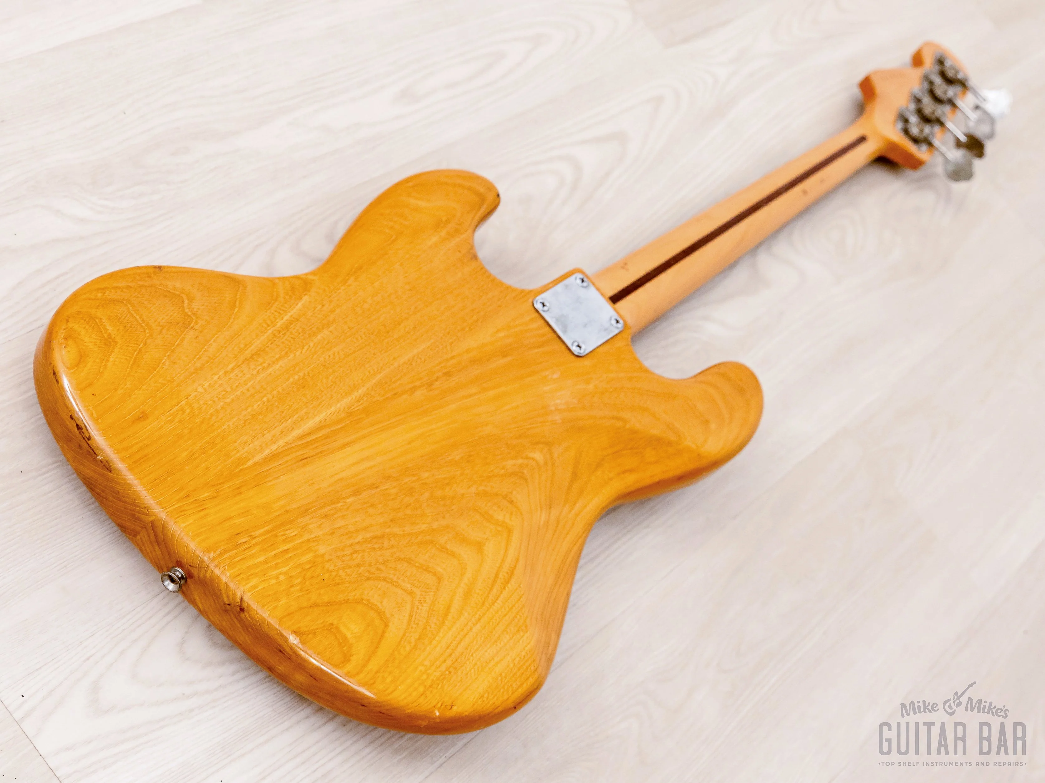 1976 H.S. Anderson Bask Bass HS-B1 Vintage Jazz Bass Natural Ash, Japan - Image 14