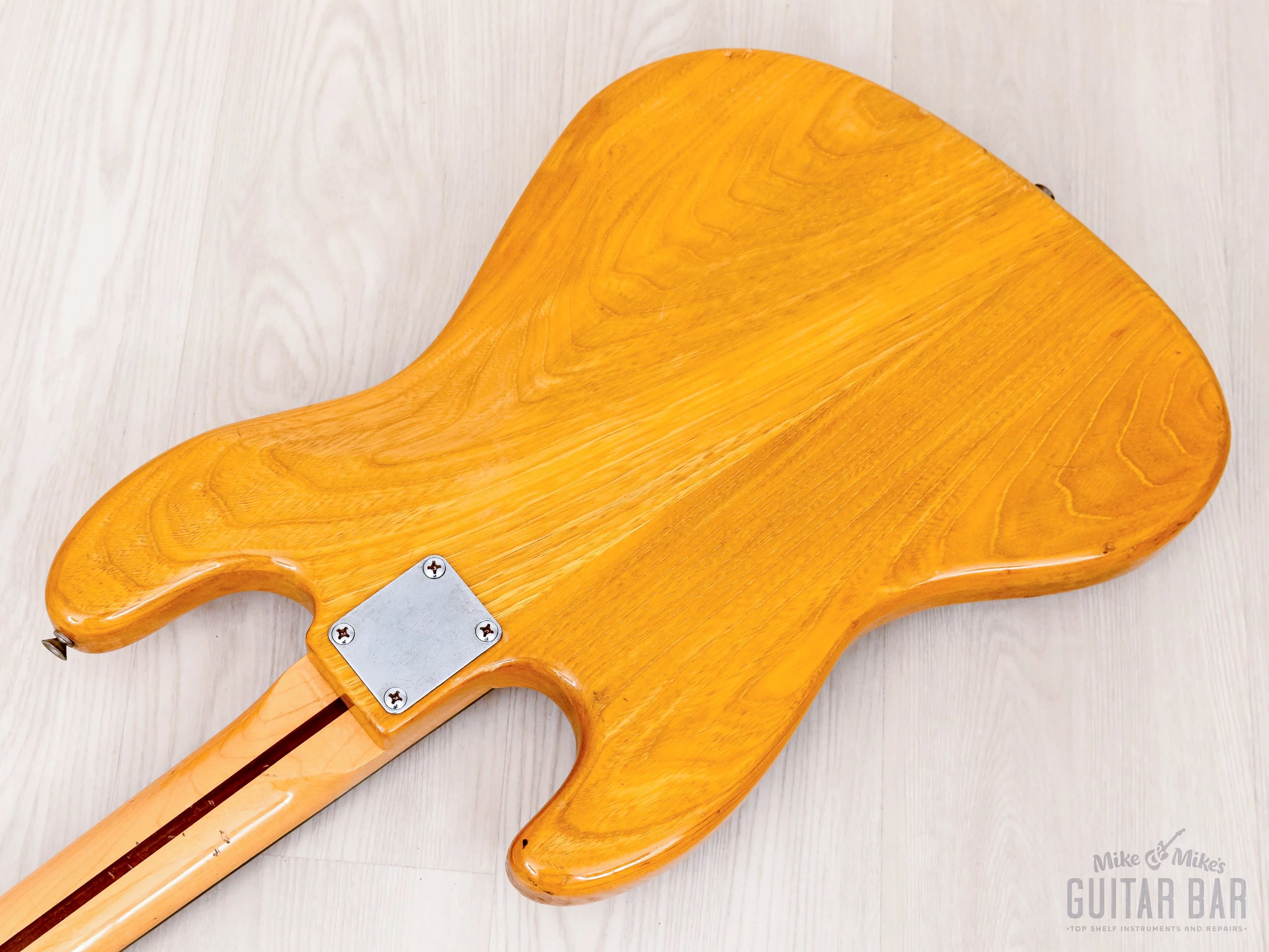 1976 H.S. Anderson Bask Bass HS-B1 Vintage Jazz Bass Natural Ash, Japan - Image 15