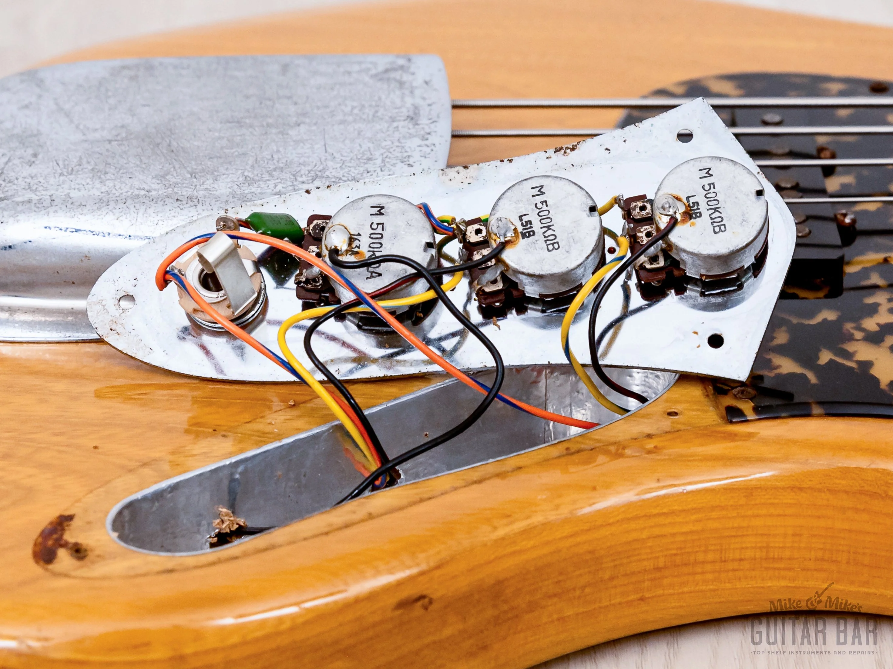 1976 H.S. Anderson Bask Bass HS-B1 Vintage Jazz Bass Natural Ash, Japan - Image 16