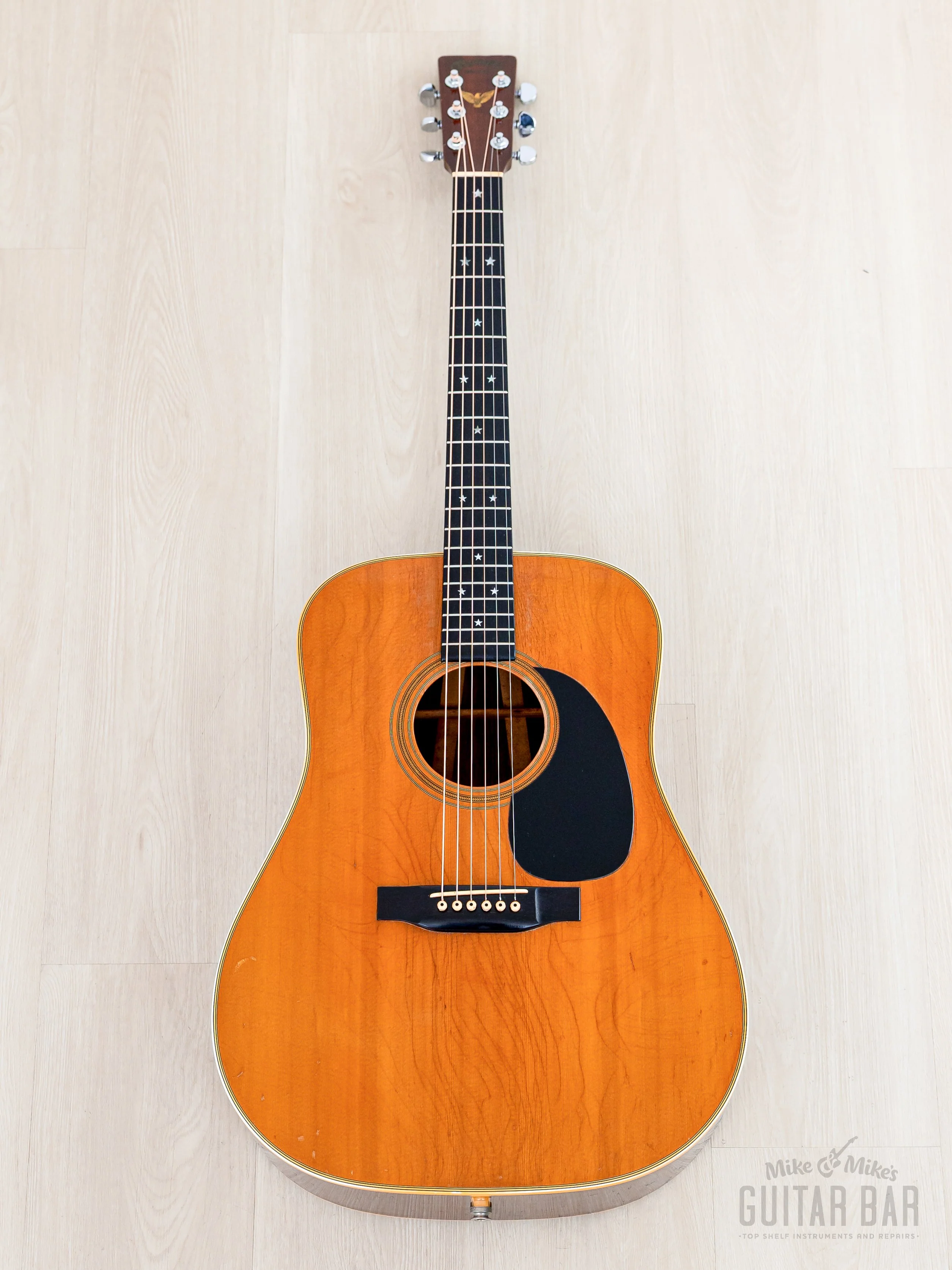 1976 Martin D-76 Vintage Limited Edition Bicentennial Dreadnought Acoustic Guitar w/ Fishman, Case - Image 2