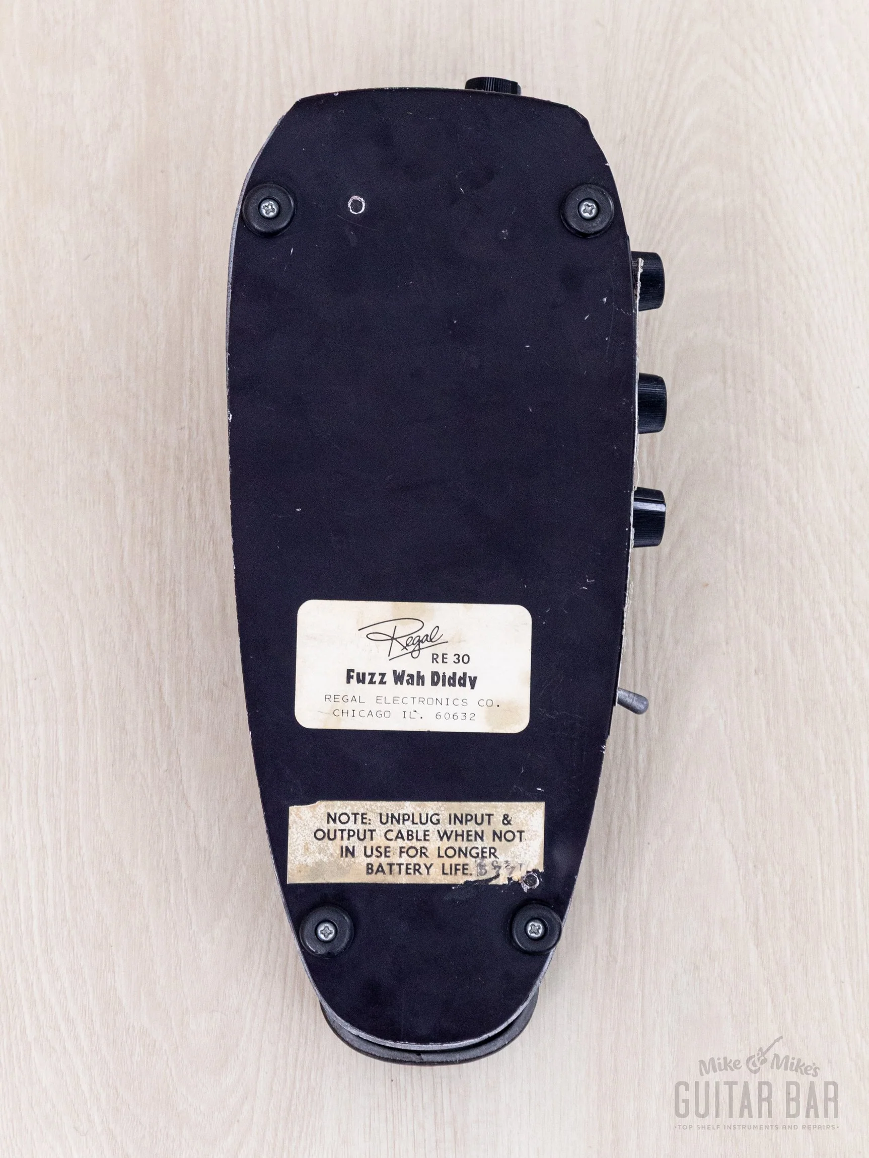 1976 Regal RE30 Fuzz Wah Diddy Foxx-Made Vintage Effects Pedal - Image 8