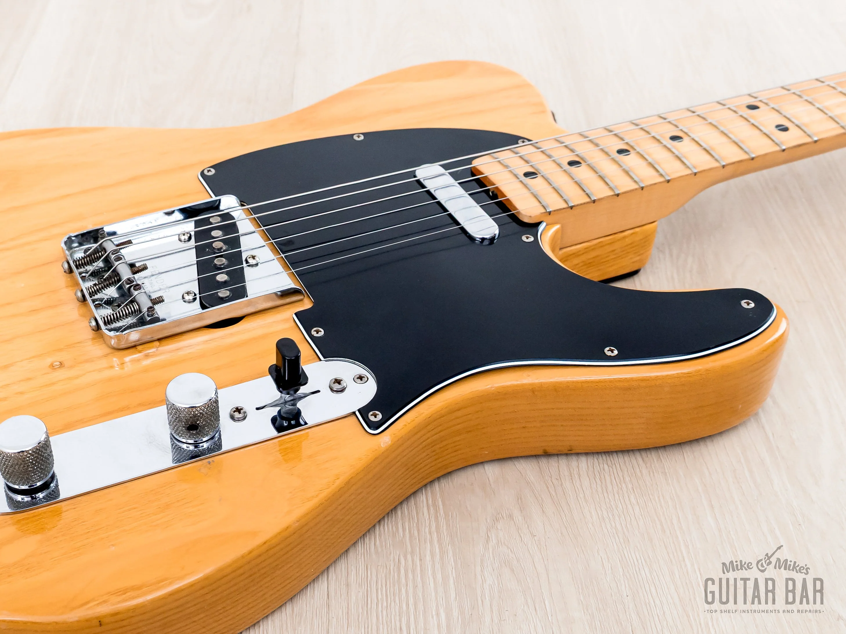 1977 Fender Telecaster Vintage Guitar Natural w/ Case - Image 6