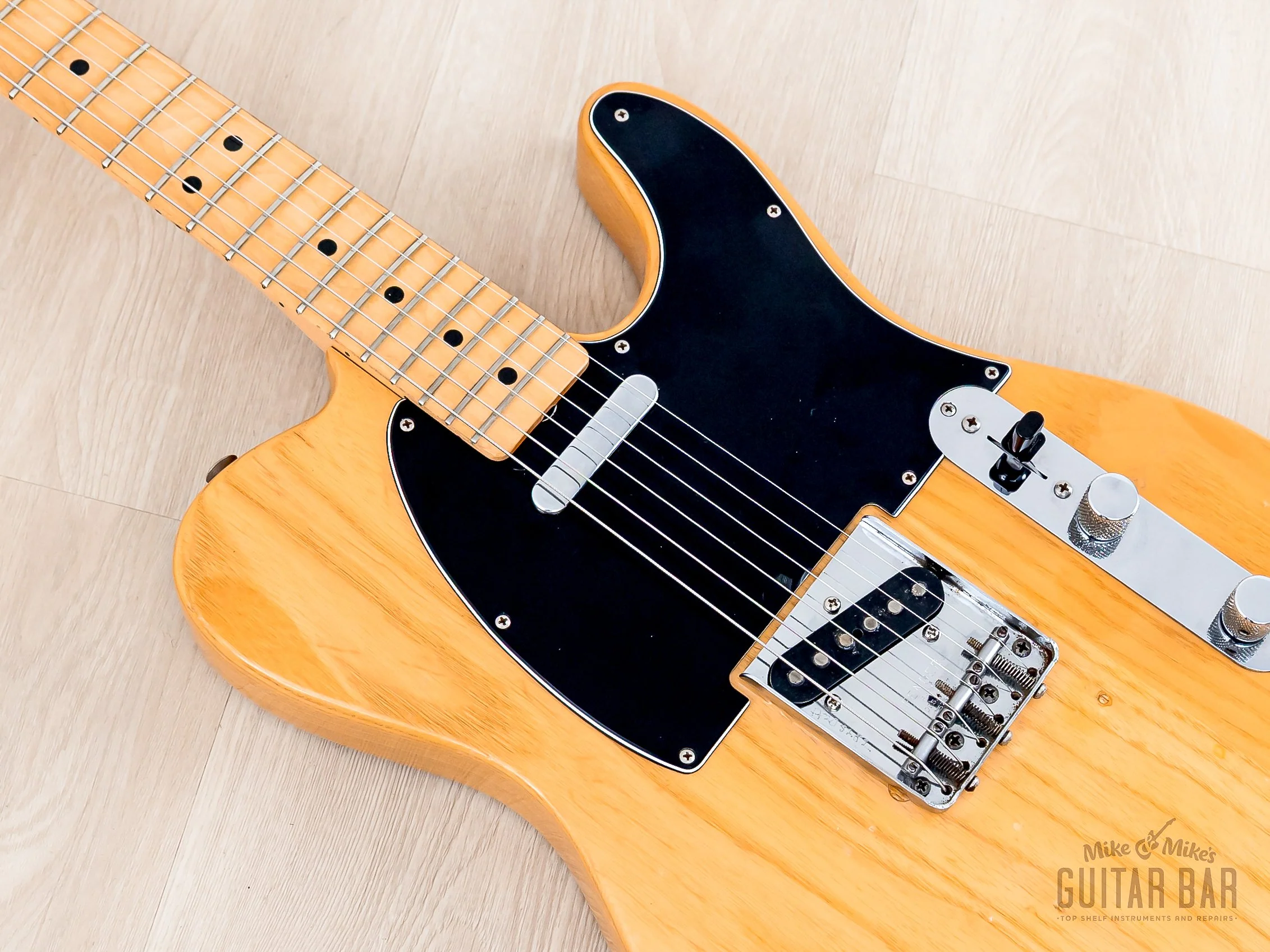 1977 Fender Telecaster Vintage Guitar Natural w/ Case - Image 7