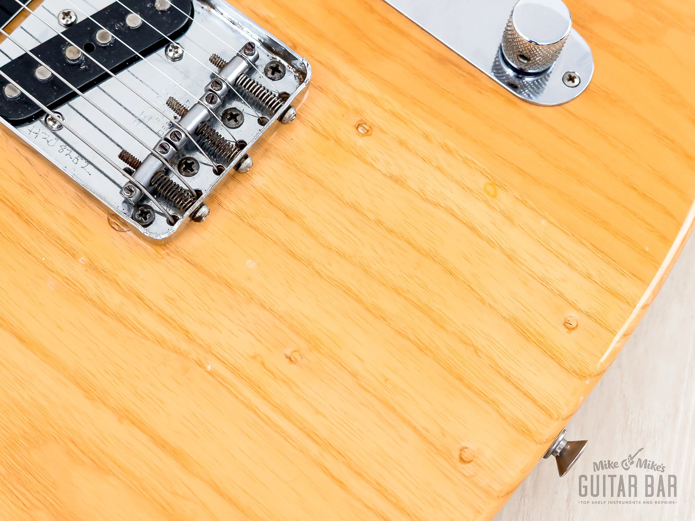 1977 Fender Telecaster Vintage Guitar Natural w/ Case - Image 8