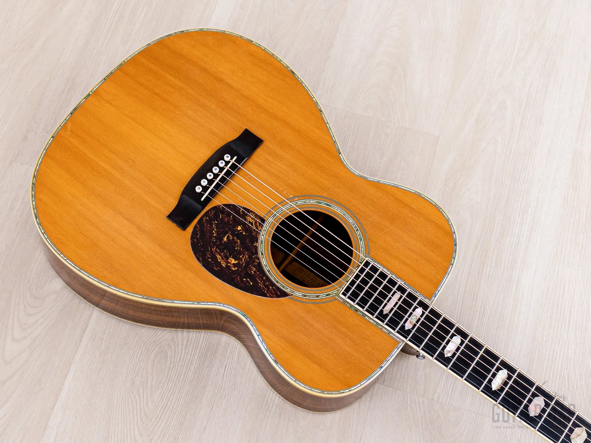 1977 Martin SOM-45 Special Edition (1 of 56) Orchestra Model Acoustic Guitar w/ Case, OM-45 - Image 11