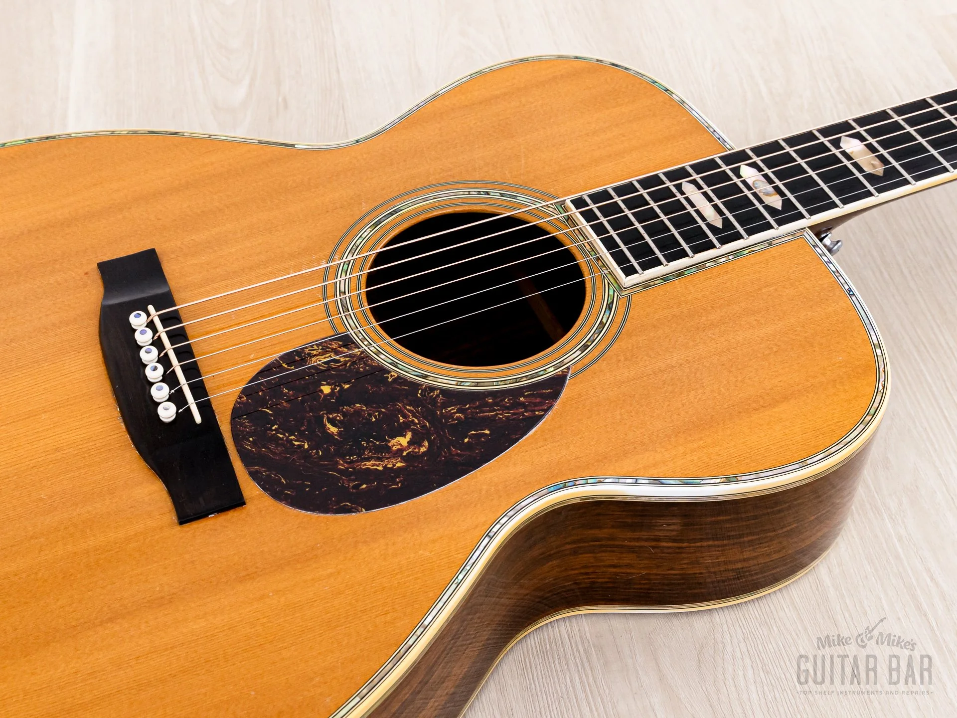 1977 Martin SOM-45 Special Edition (1 of 56) Orchestra Model Acoustic Guitar w/ Case, OM-45 - Image 8
