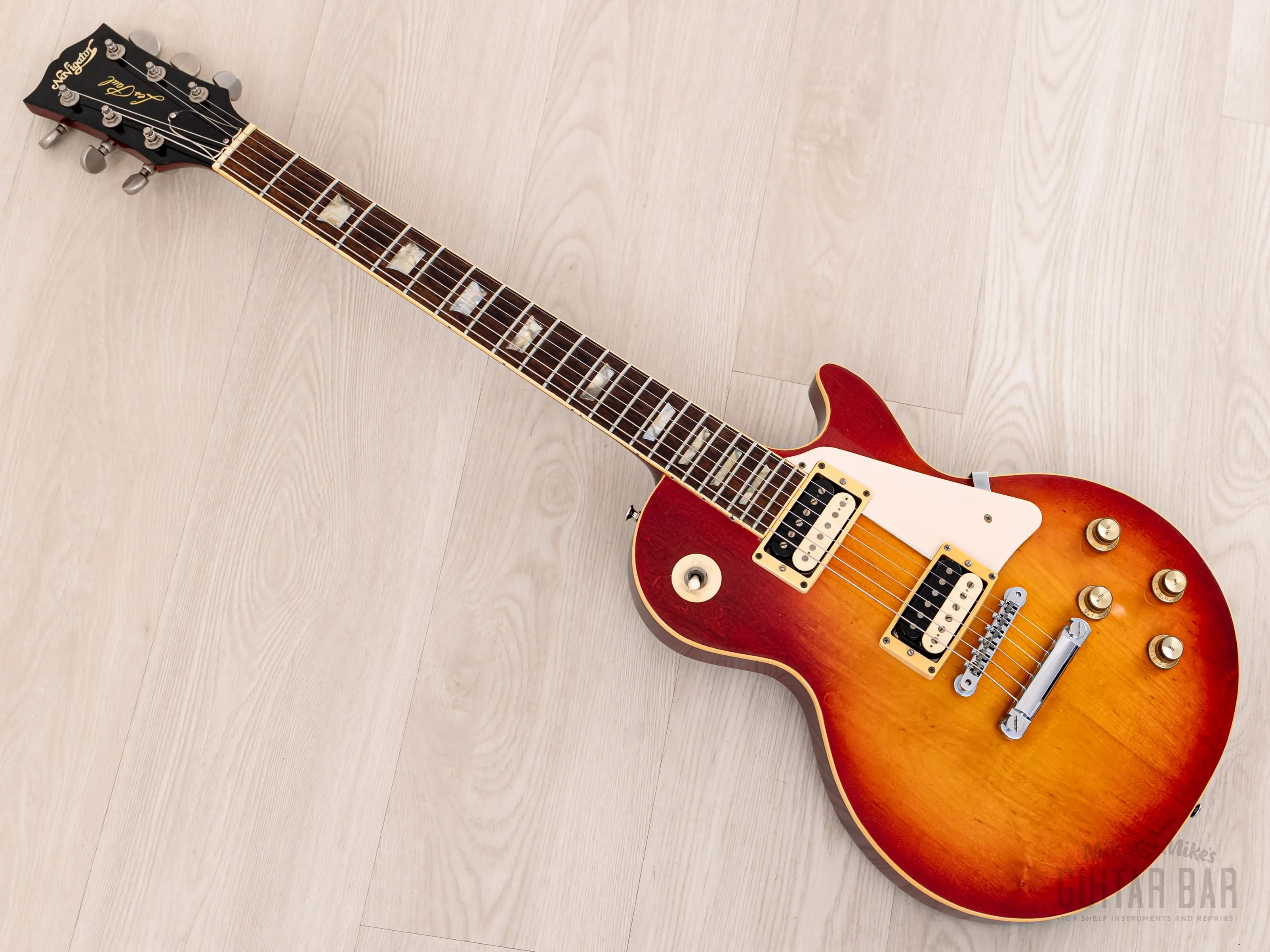 1977 Navigator by ESP ES-12 Les Paul Standard Vintage Guitar w/ Seymour Duncan SH-1 PAFs, Case - Image 11