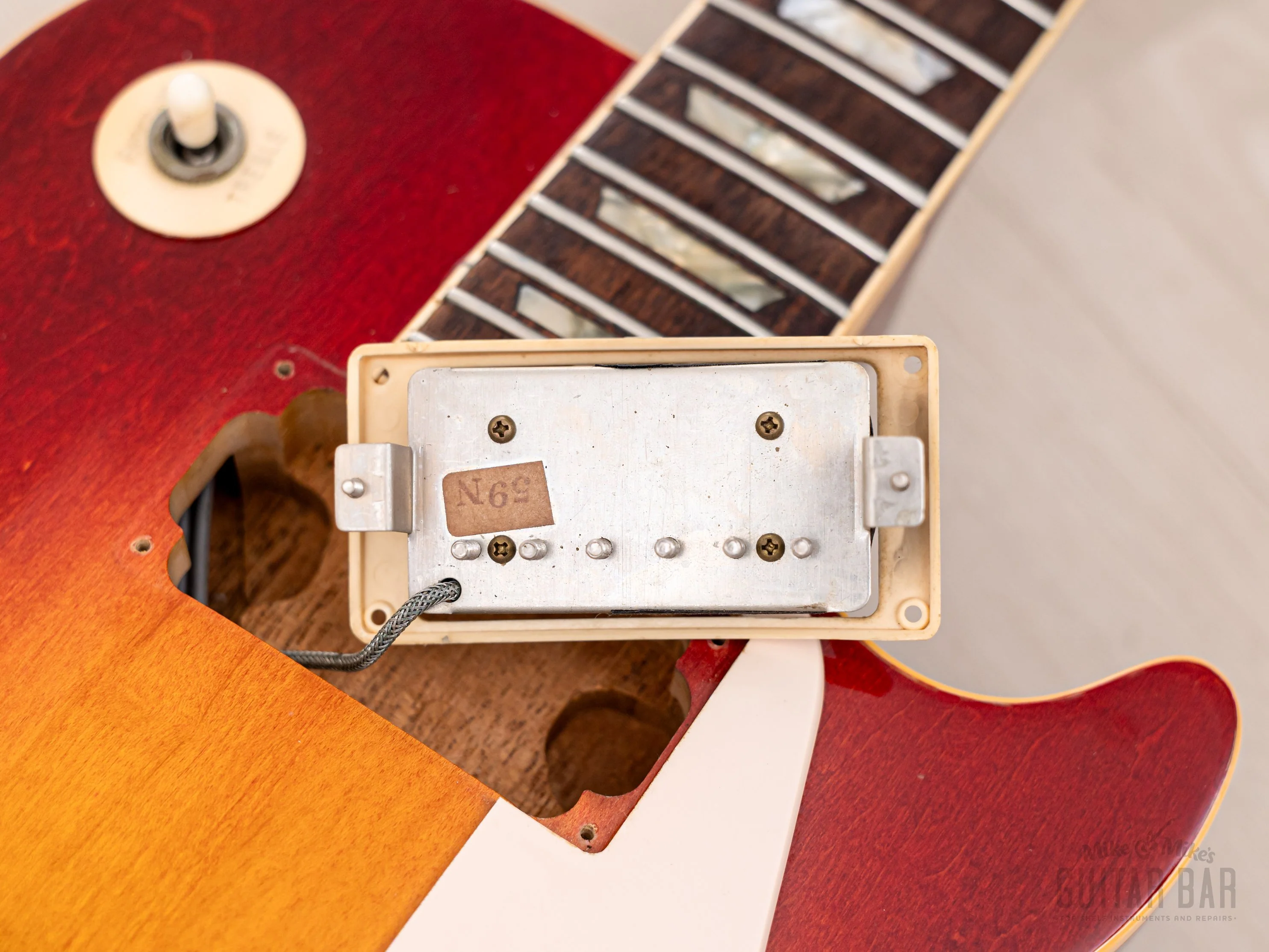 1977 Navigator by ESP ES-12 Les Paul Standard Vintage Guitar w/ Seymour Duncan SH-1 PAFs, Case - Image 16