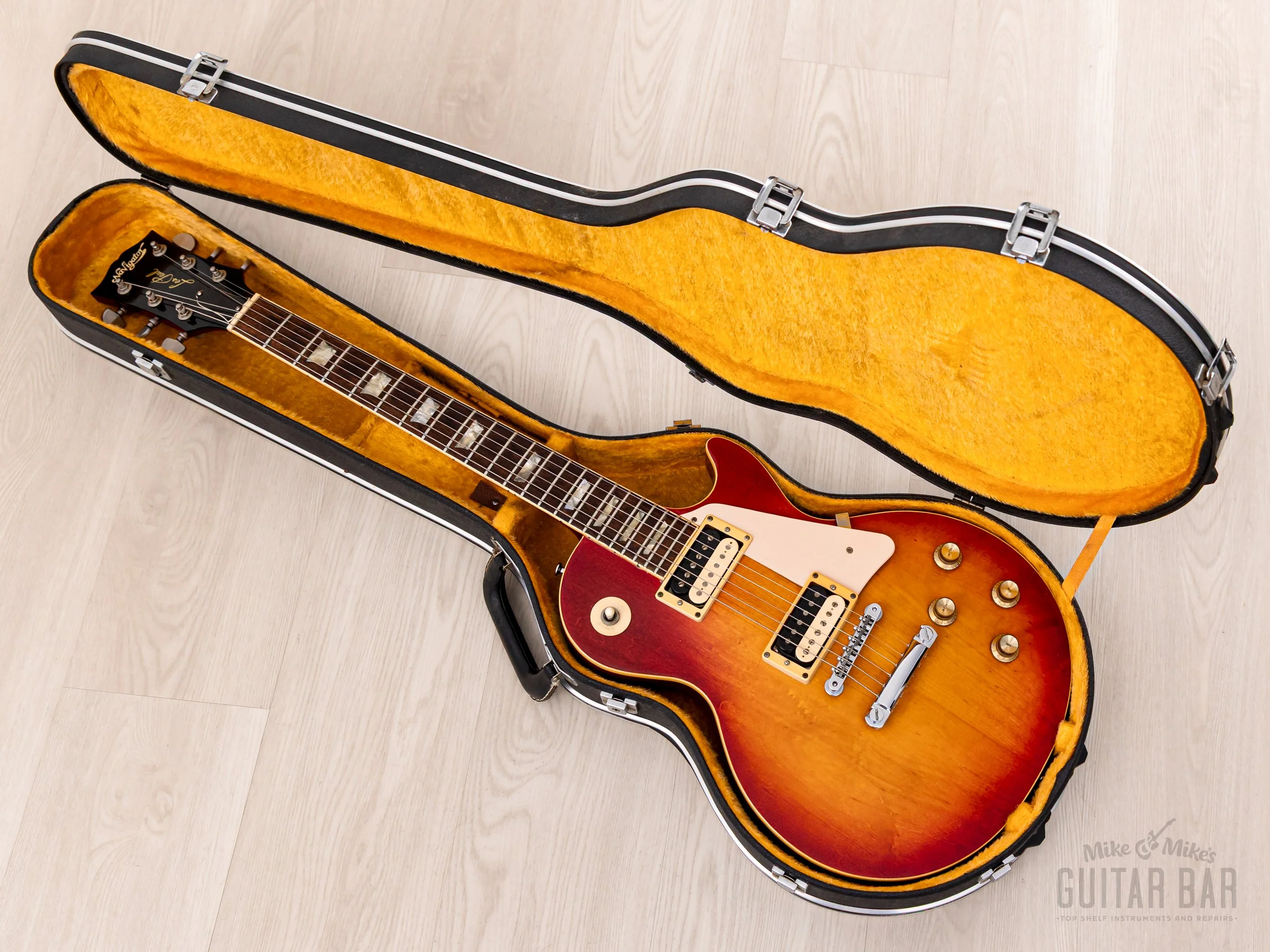 1977 Navigator by ESP ES-12 Les Paul Standard Vintage Guitar w/ Seymour Duncan SH-1 PAFs, Case - Image 19