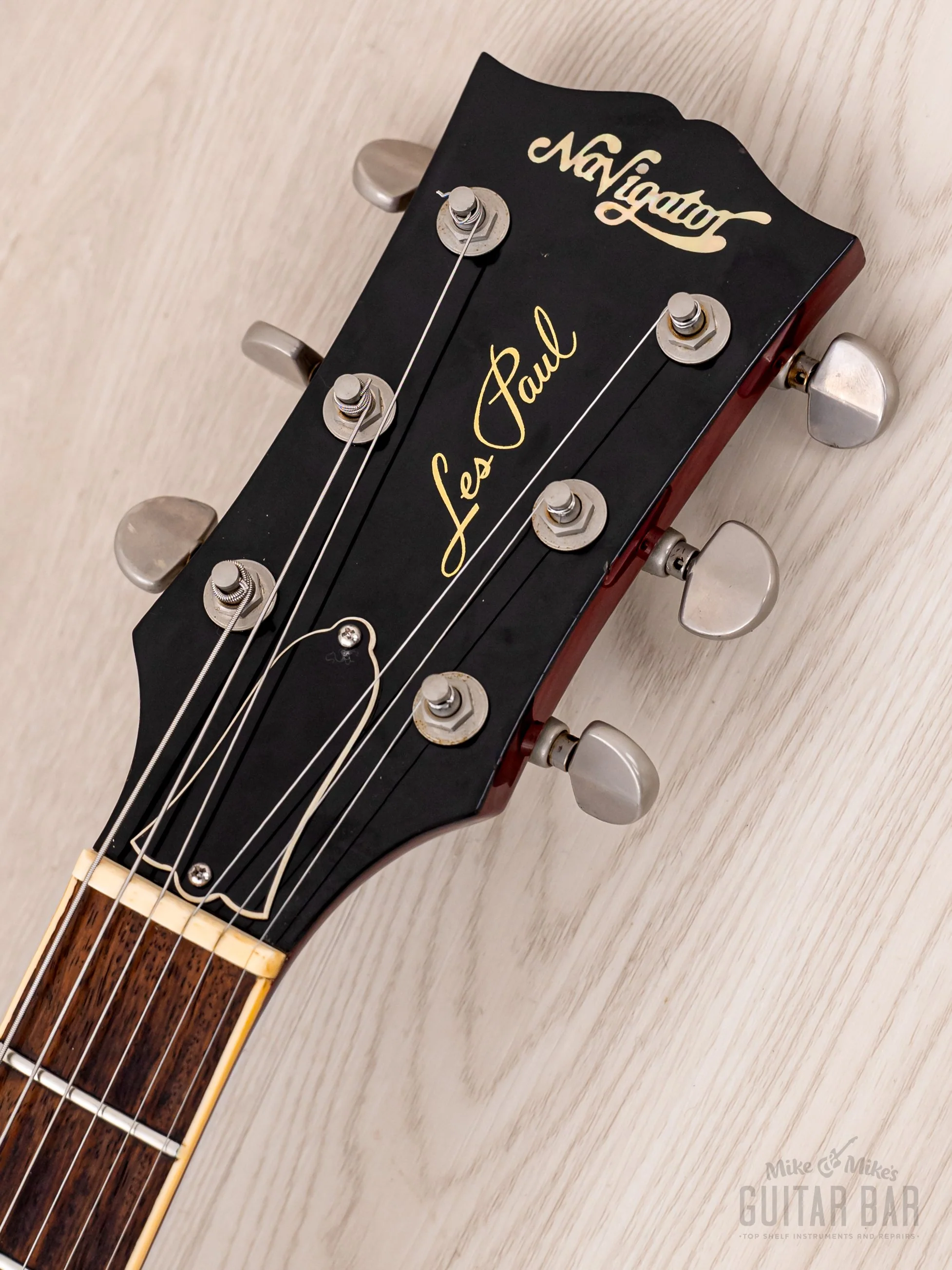 1977 Navigator by ESP ES-12 Les Paul Standard Vintage Guitar w/ Seymour Duncan SH-1 PAFs, Case - Image 4