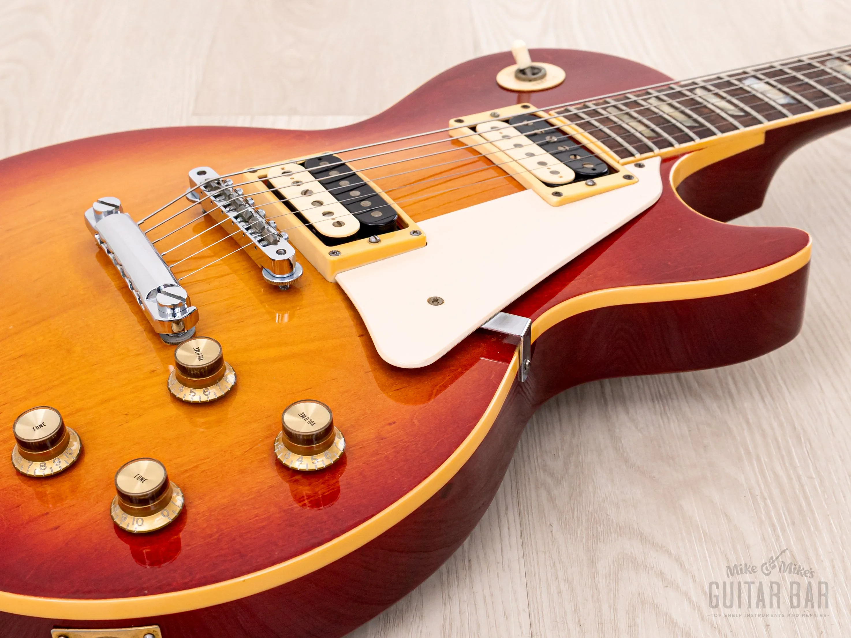 1977 Navigator by ESP ES-12 Les Paul Standard Vintage Guitar w/ Seymour Duncan SH-1 PAFs, Case - Image 6