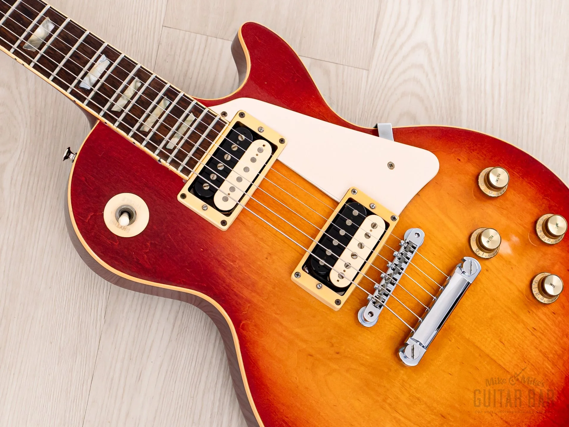 1977 Navigator by ESP ES-12 Les Paul Standard Vintage Guitar w/ Seymour Duncan SH-1 PAFs, Case - Image 7