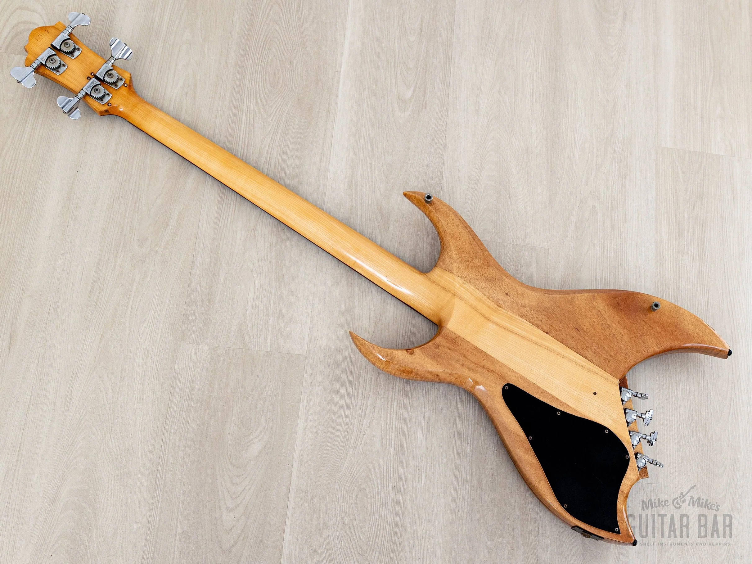 1978 BC Rich Bich 8-String Vintage Neck Through Bass Natural Koa w/ Case & Hangtag - Image 13