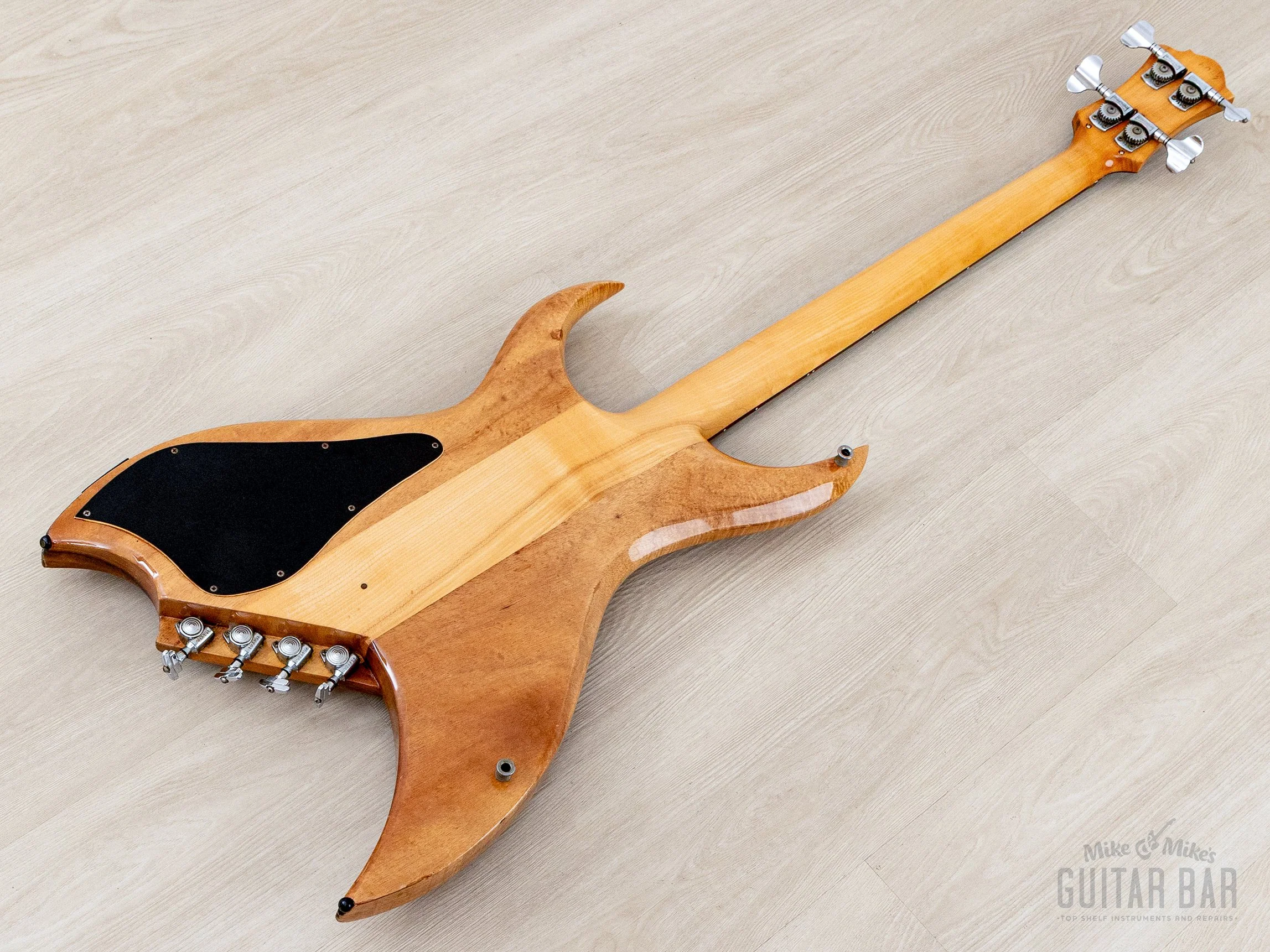 1978 BC Rich Bich 8-String Vintage Neck Through Bass Natural Koa w/ Case & Hangtag - Image 14