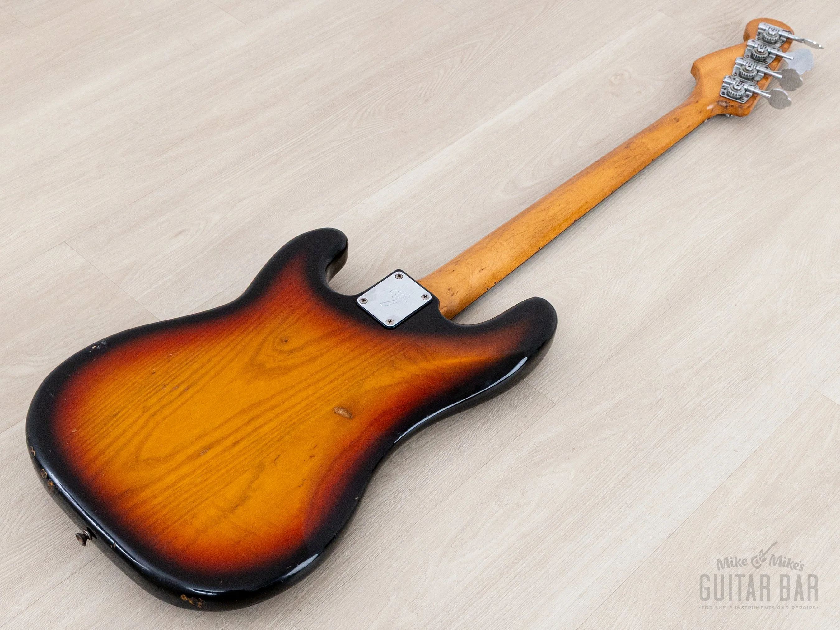 1978 Fender Precision Bass Sunburst Vintage Bass, 100% Original w/ Case - Image 14