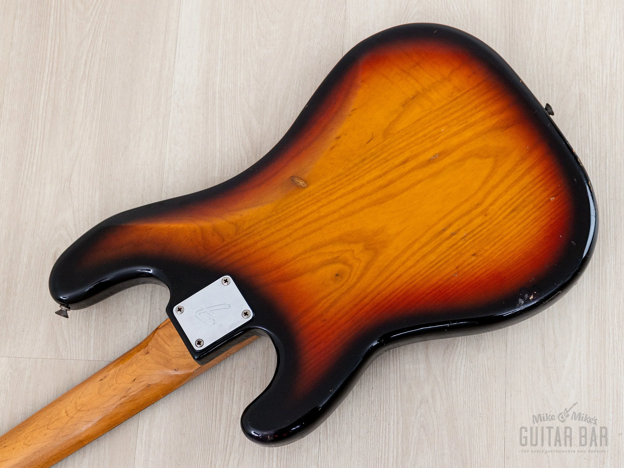 1978 Fender Precision Bass Sunburst Vintage Bass, 100% Original w/ Case - Image 15