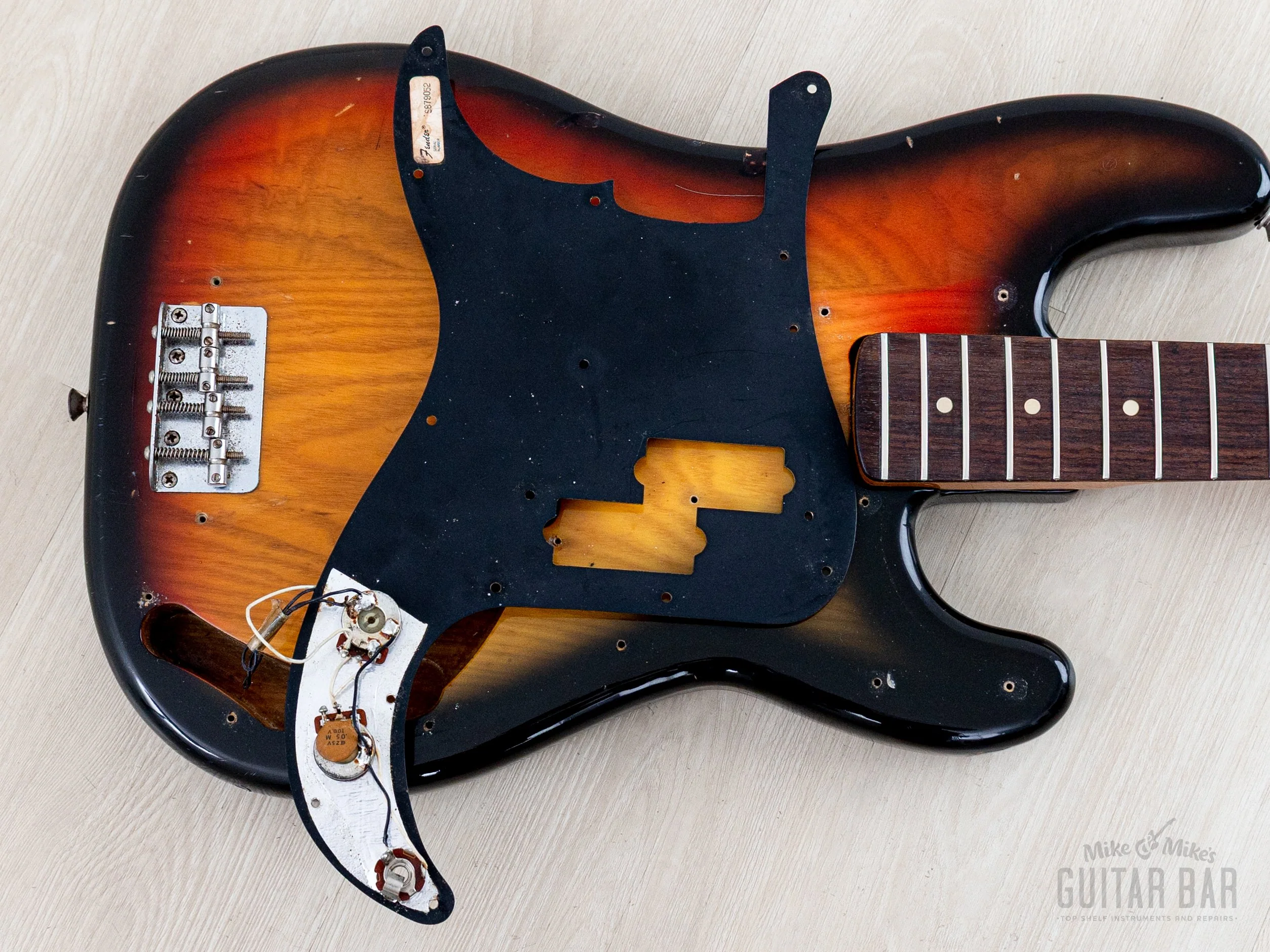 1978 Fender Precision Bass Sunburst Vintage Bass, 100% Original w/ Case - Image 19