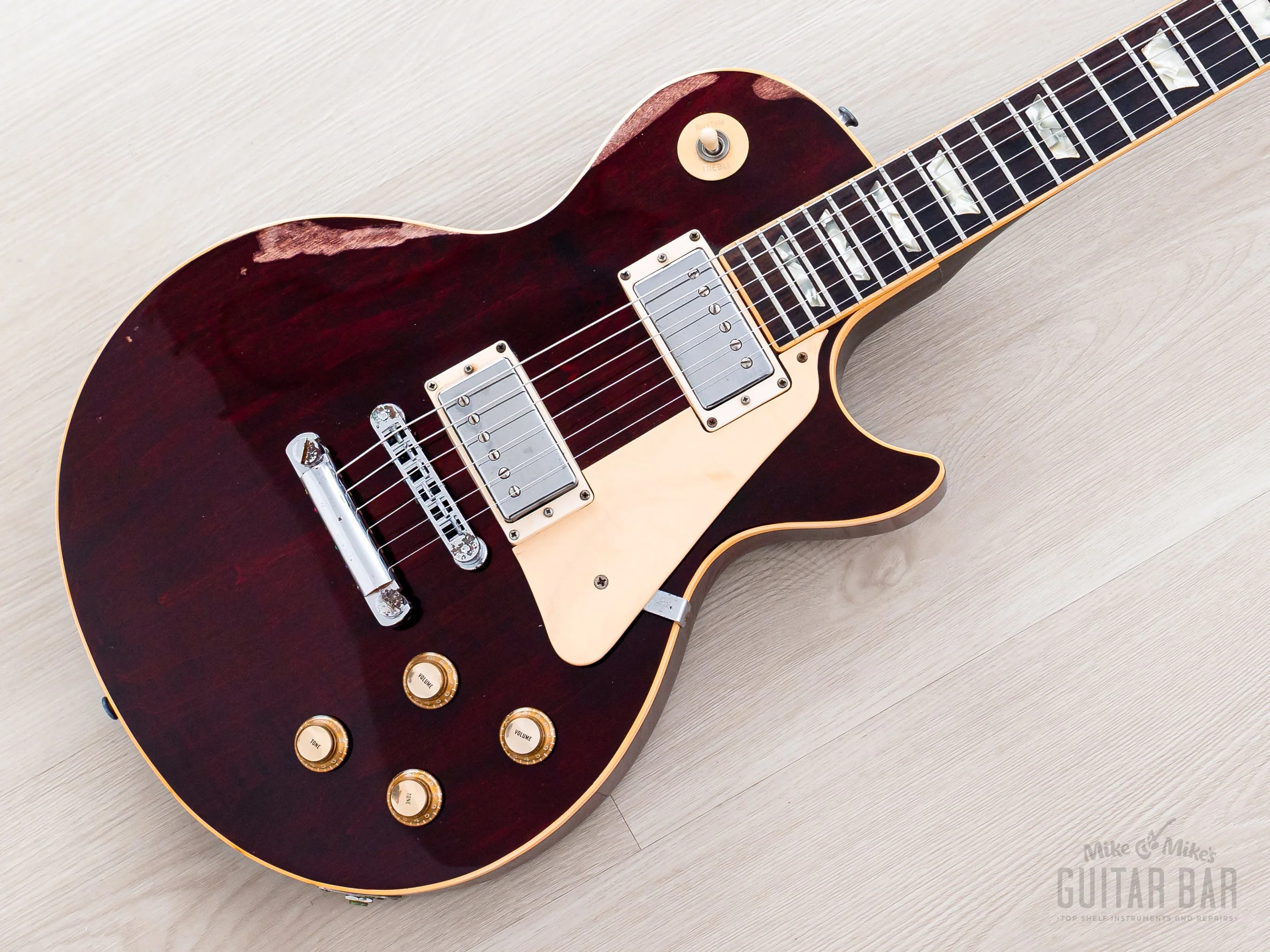 1978 Gibson Les Paul Standard Vintage Guitar Wine Red w/ T Tops