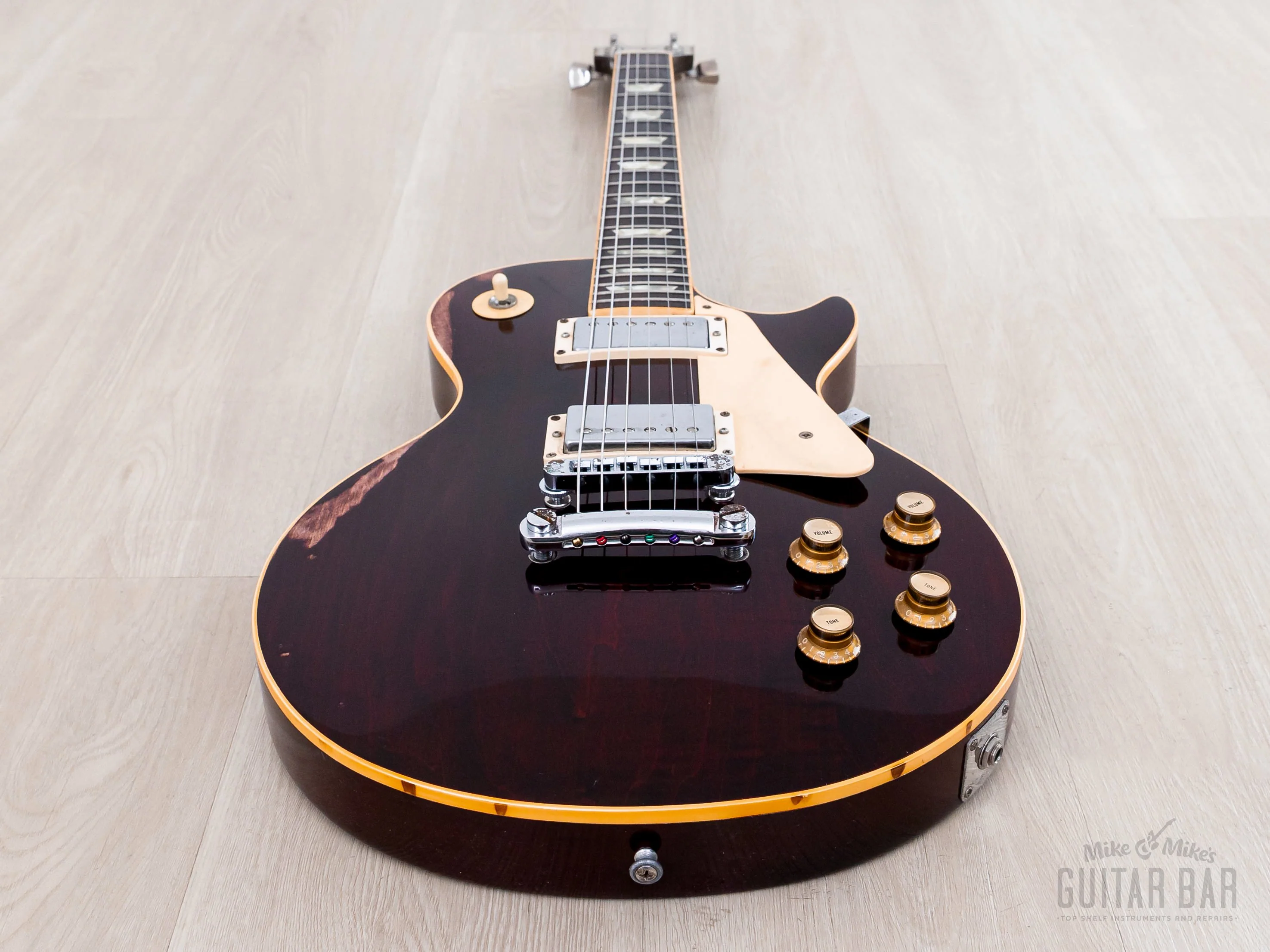 1978 Gibson Les Paul Standard Vintage Guitar Wine Red w/ T Tops - Image 10