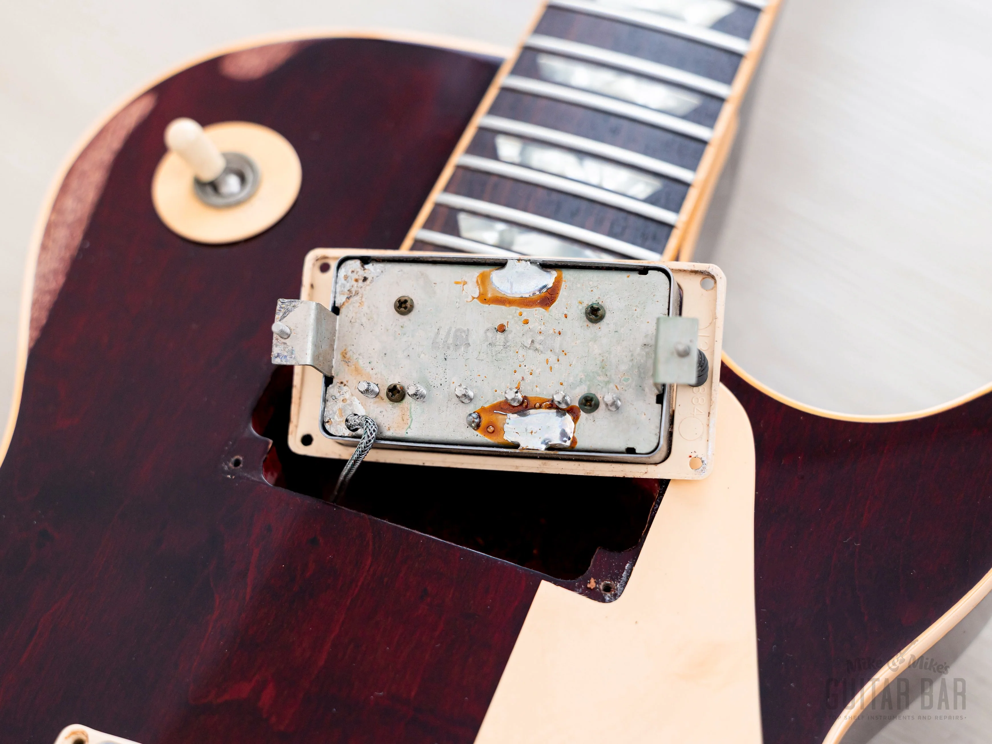 1978 Gibson Les Paul Standard Vintage Guitar Wine Red w/ T Tops - Image 18
