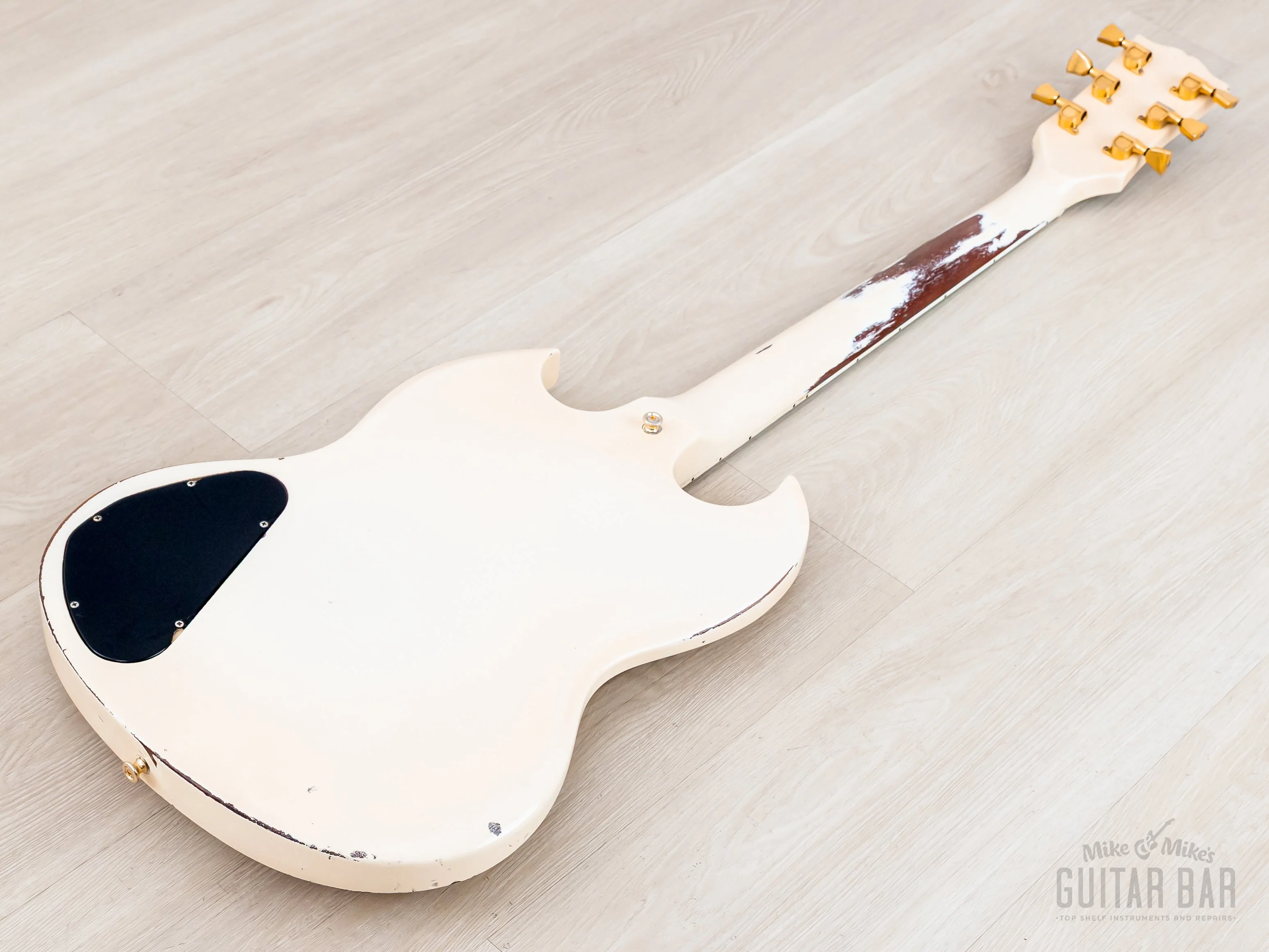 1978 Gibson SG Custom 3-Pickup Vintage Guitar Alpine White w/ T Tops, Case - Image 14