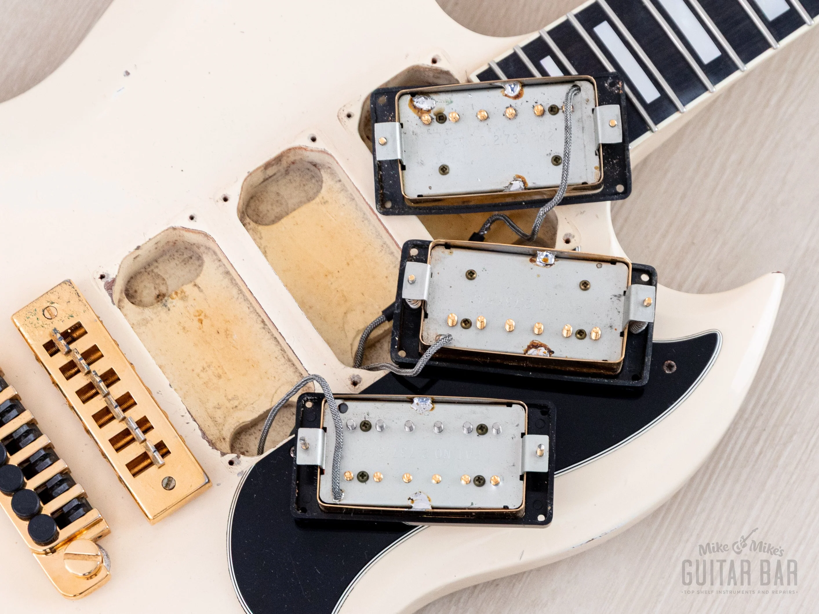 1978 Gibson SG Custom 3-Pickup Vintage Guitar Alpine White w/ T Tops, Case - Image 18