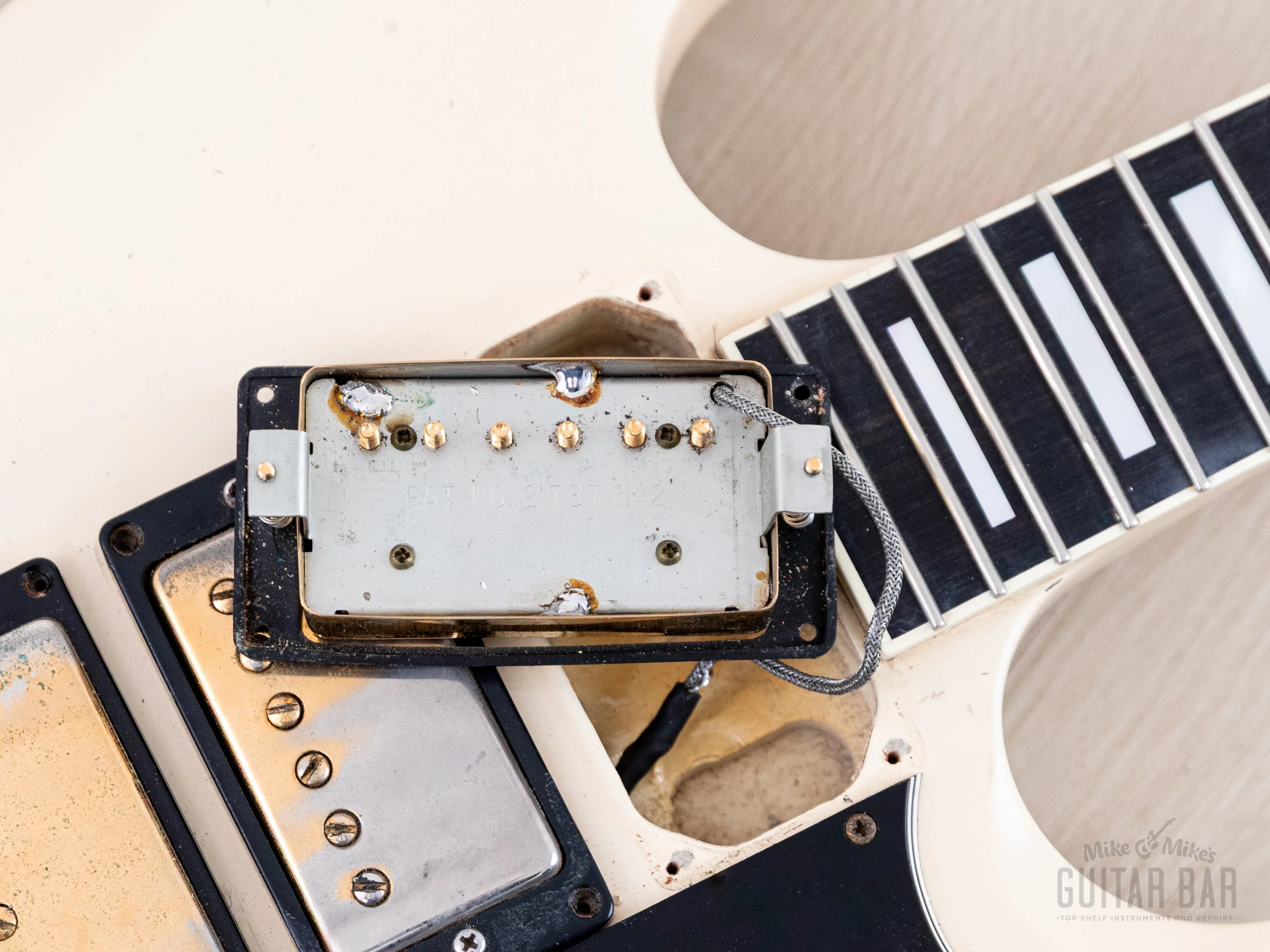 1978 Gibson SG Custom 3-Pickup Vintage Guitar Alpine White w/ T Tops, Case - Image 19