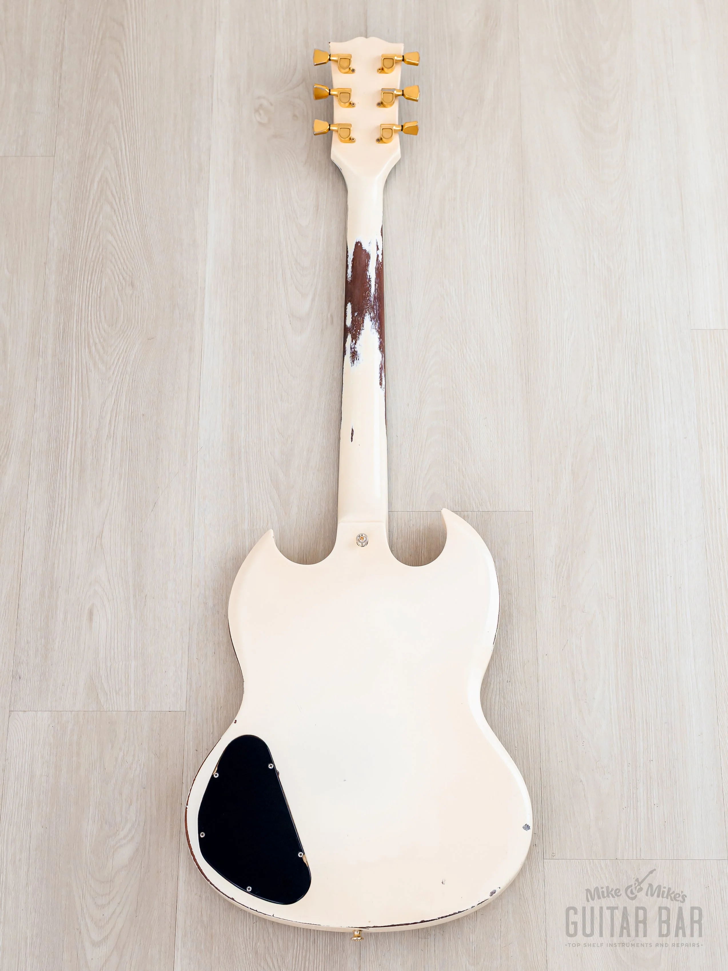 1978 Gibson SG Custom 3-Pickup Vintage Guitar Alpine White w/ T Tops, Case - Image 3