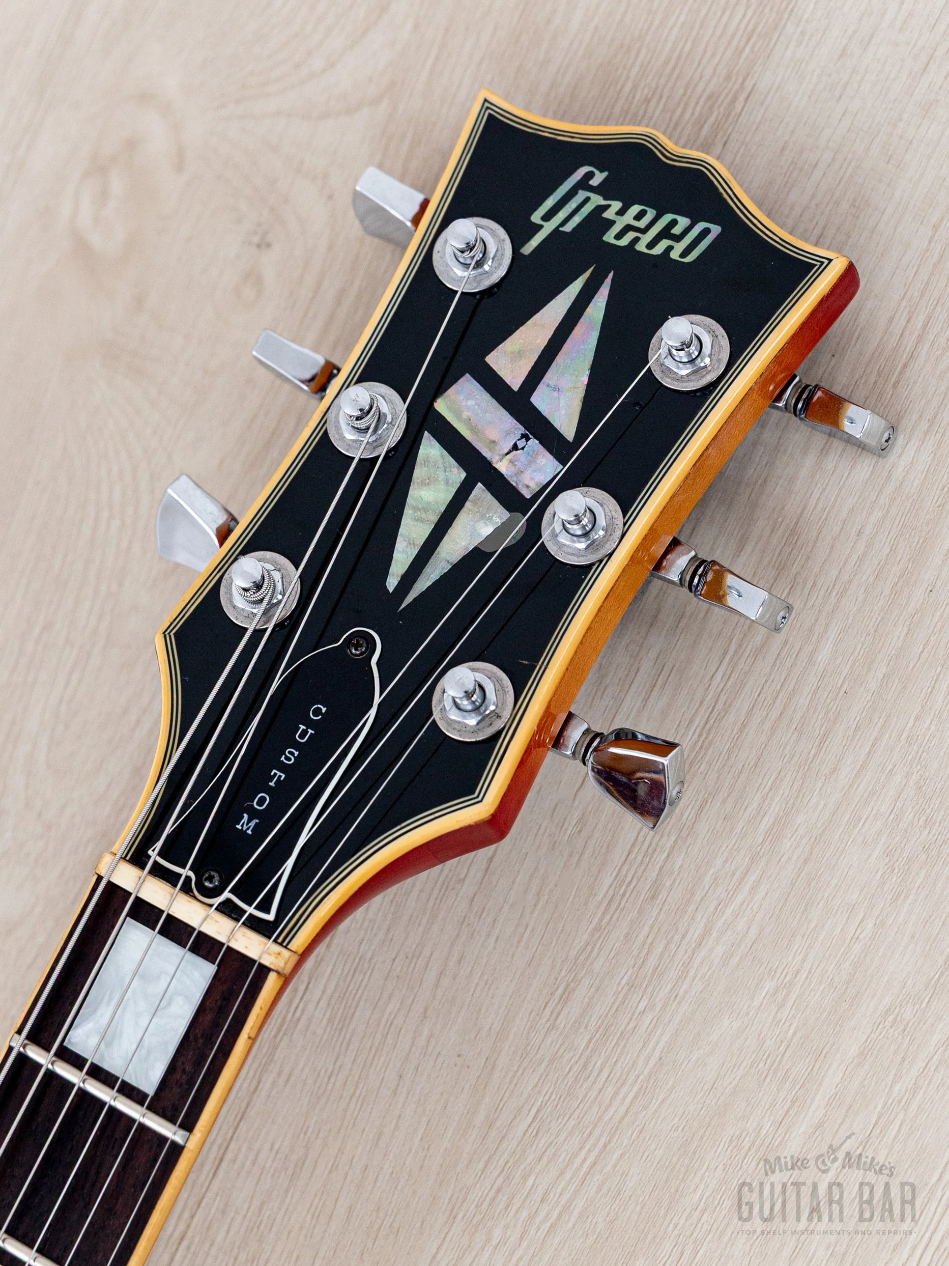 1978 Greco EG600 Custom Triple Pickup Vintage Electric Guitar w/ Maxon PAFs & Case, Japan, Ace Frehley - Image 4