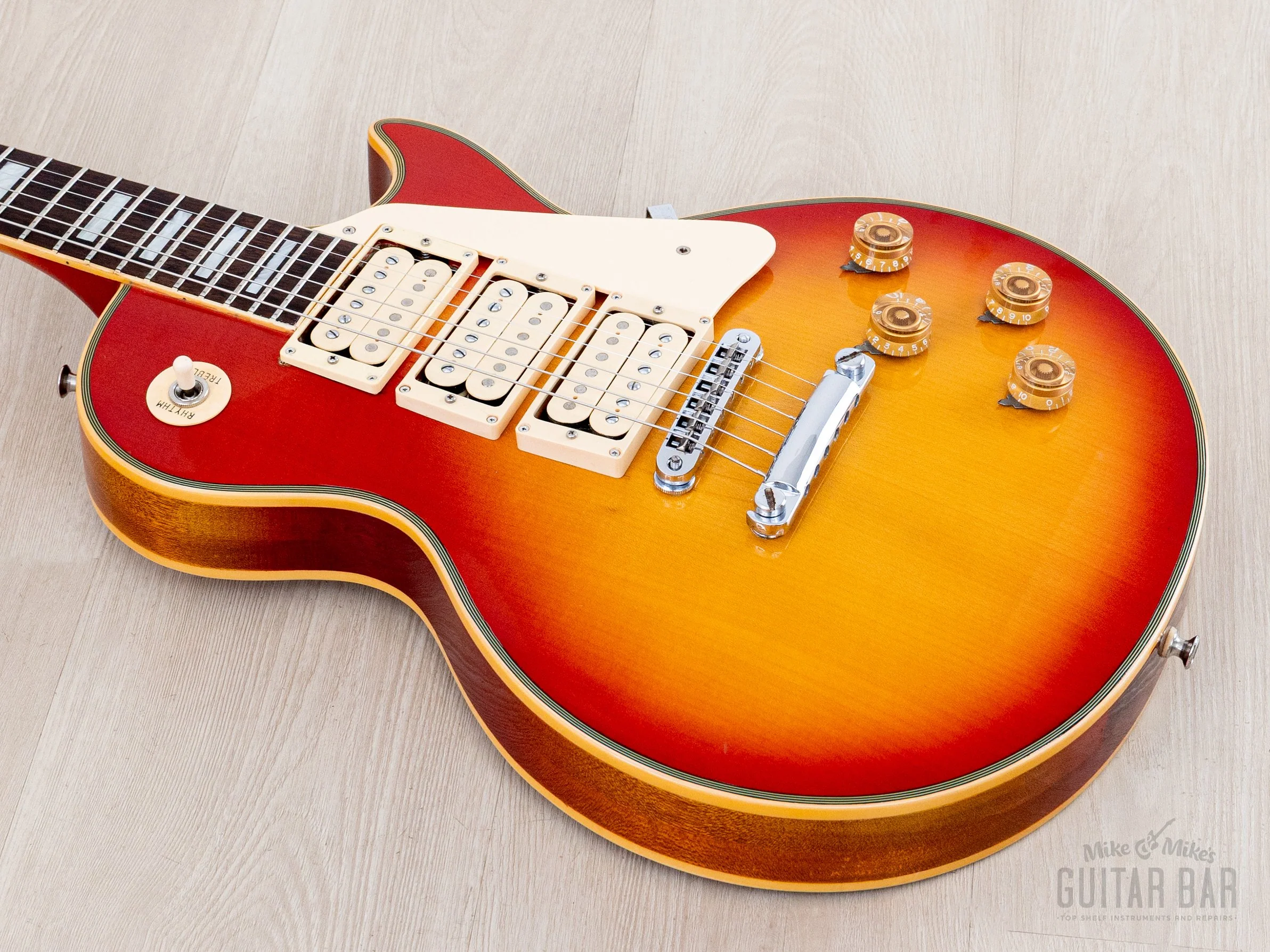 1978 Greco EG600 Custom Triple Pickup Vintage Electric Guitar w/ Maxon PAFs & Case, Japan, Ace Frehley - Image 9