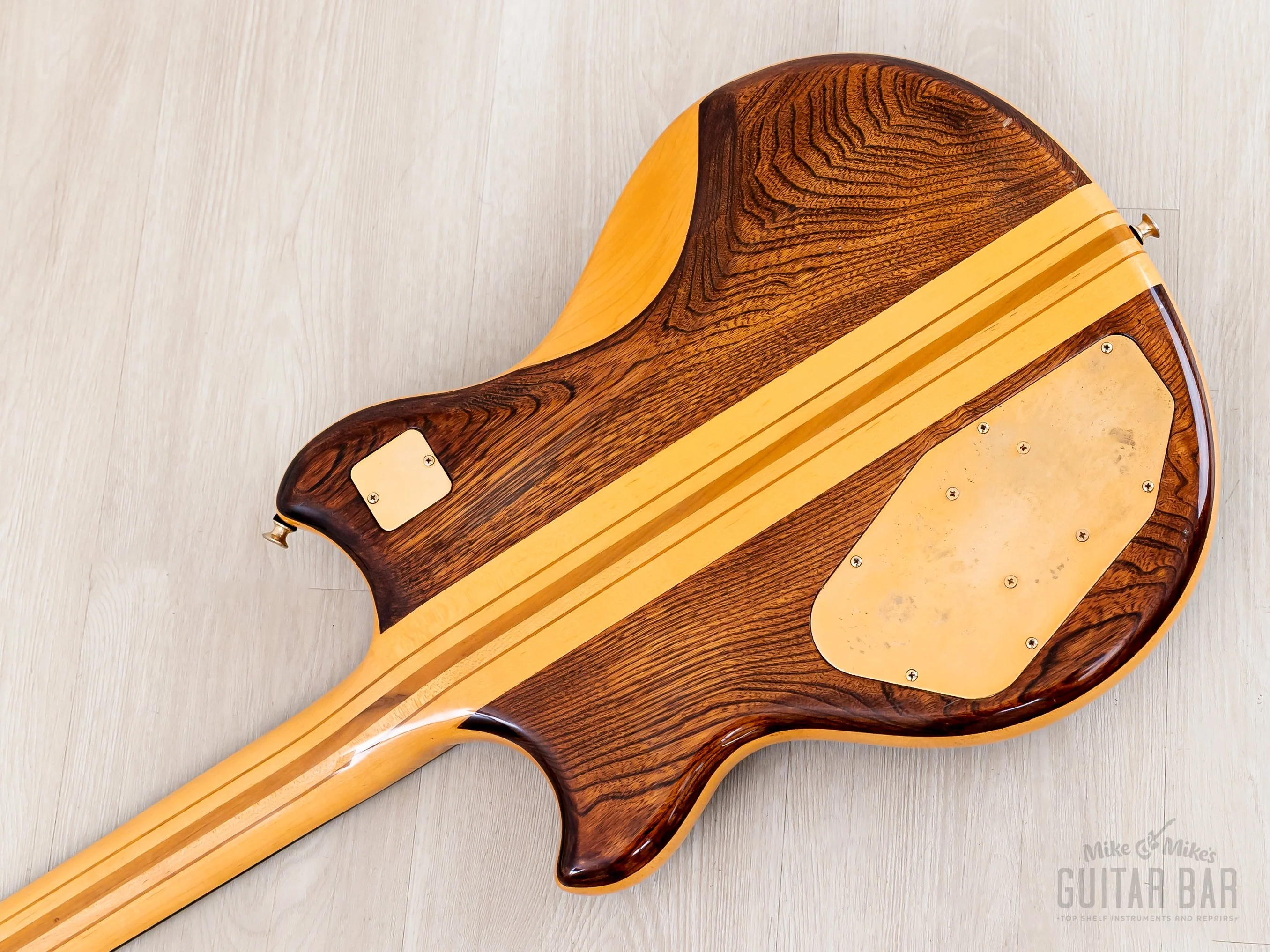 1978 Greco GO1400 Speed Way Vintage Neck Through Guitar Dark Stain, Near-Mint w/ Case, Japan Fujigen - Image 14